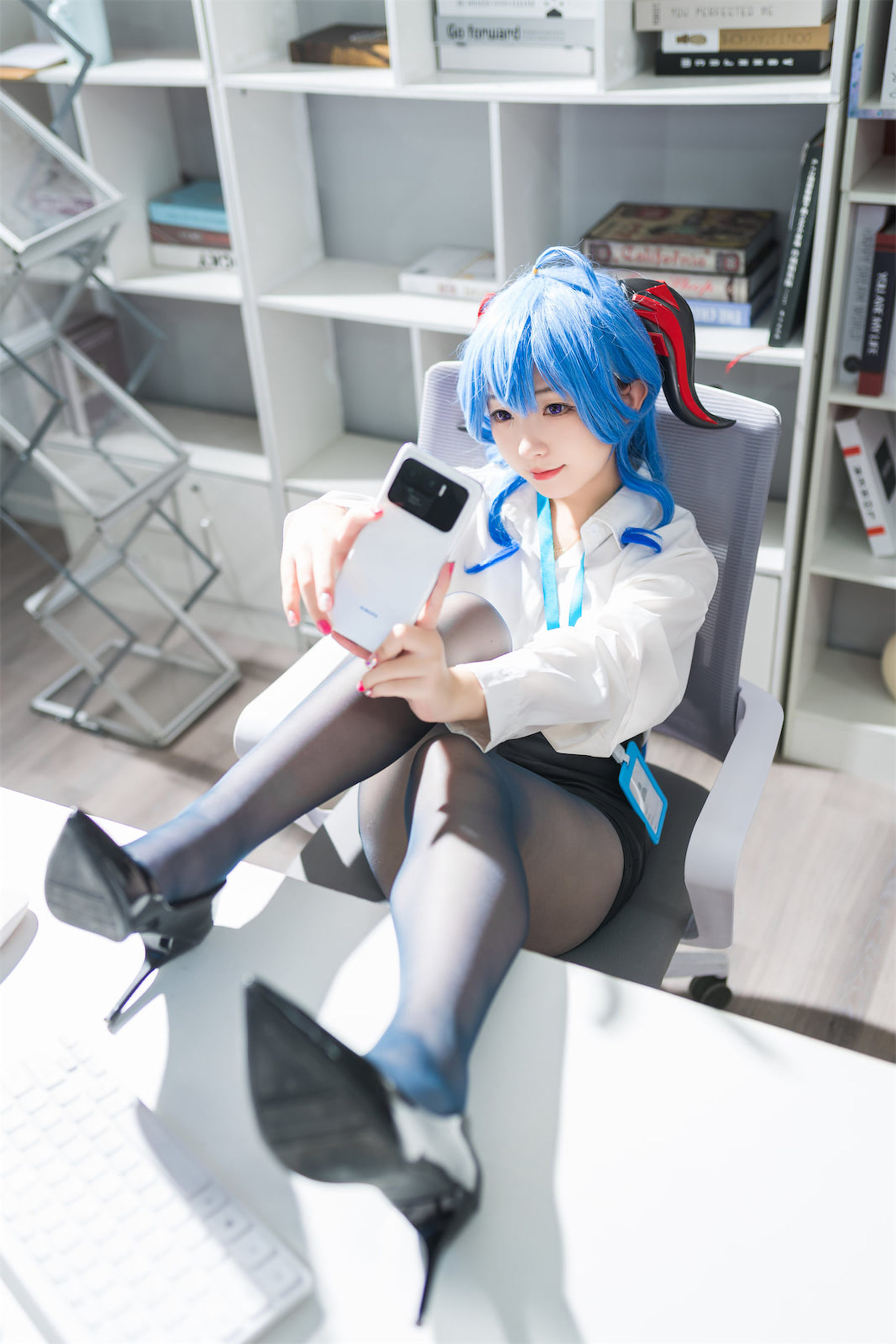 花铃 – 甘雨秘书OL Cosplay-第27张