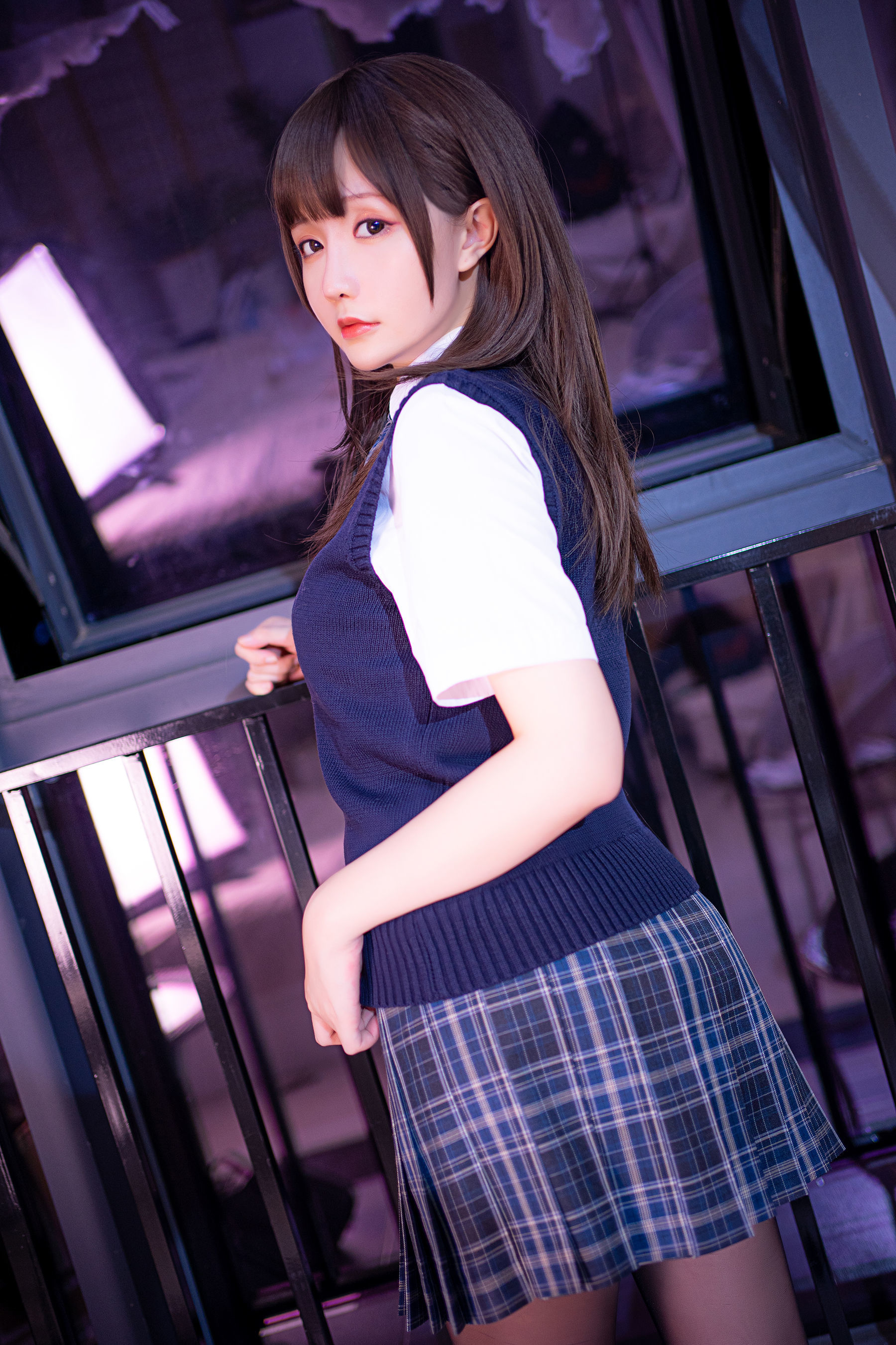Coser小姐姐星之迟迟 – 纯爱之槛 Cosplay-第75张