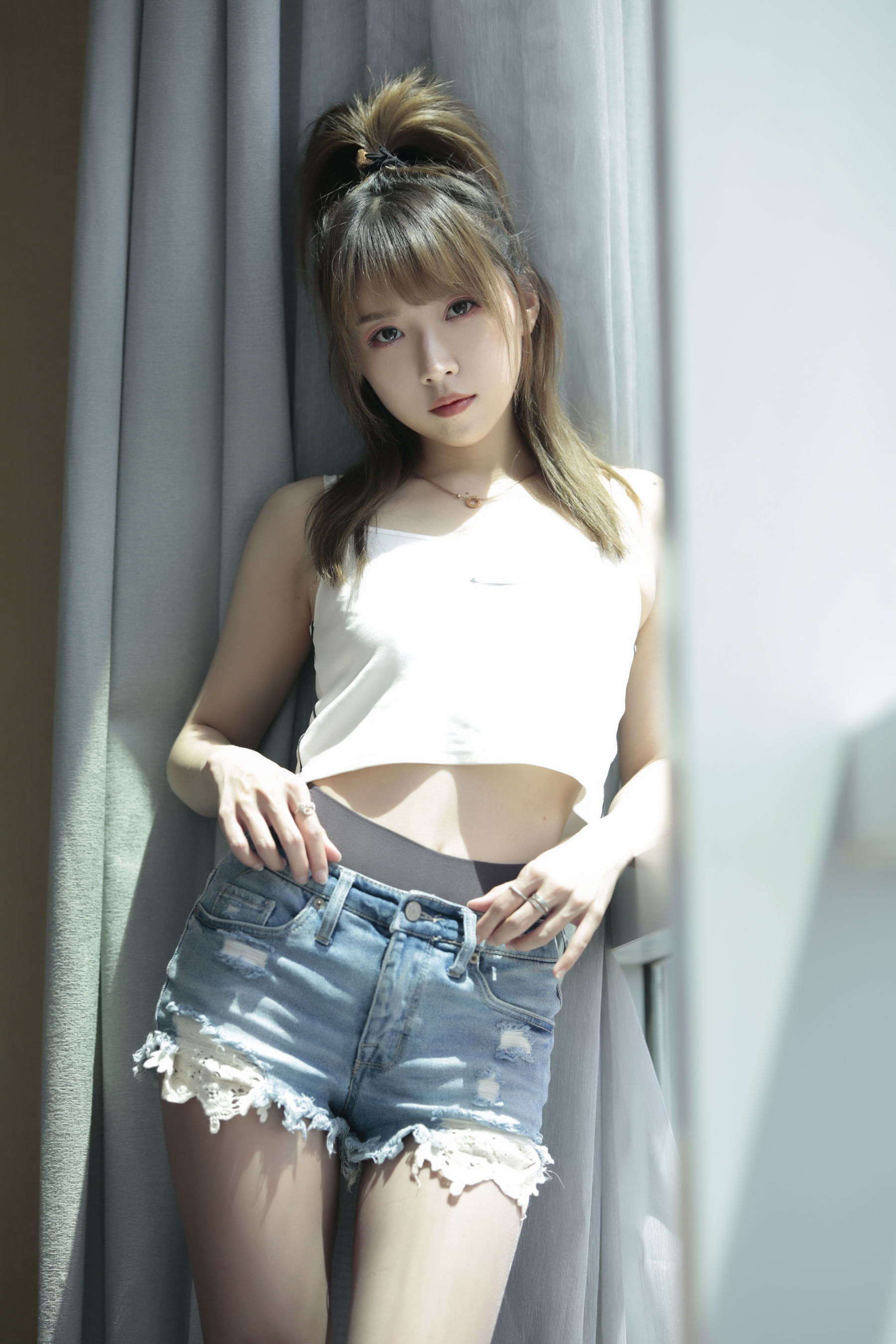 斗鱼主播小女巫露娜 – 牛仔小裤裤 Cosplay-第60张
