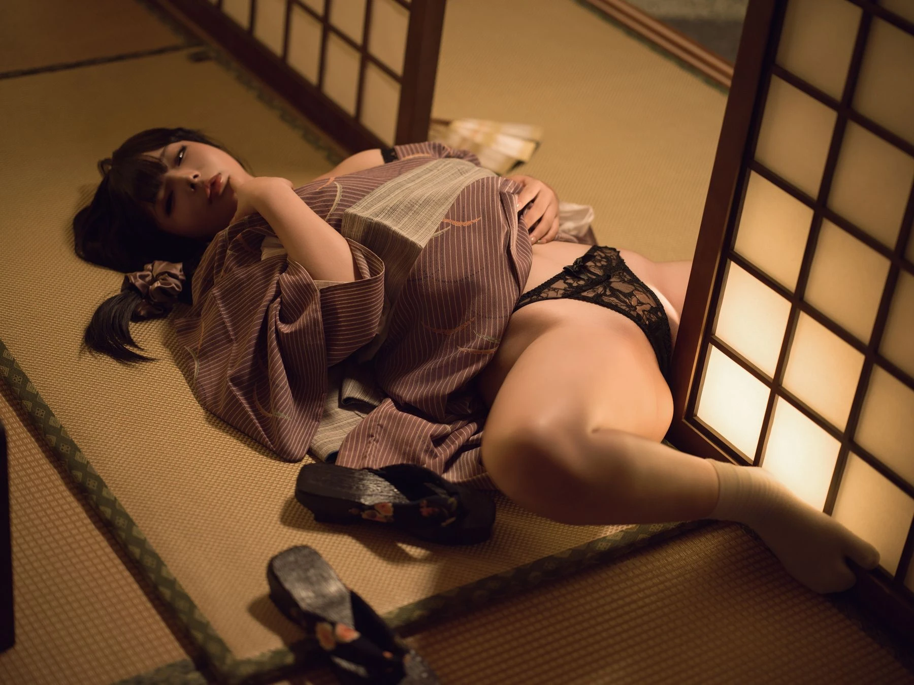 yuuhui玉汇 – 独居的寡姐 Cosplay-第45张