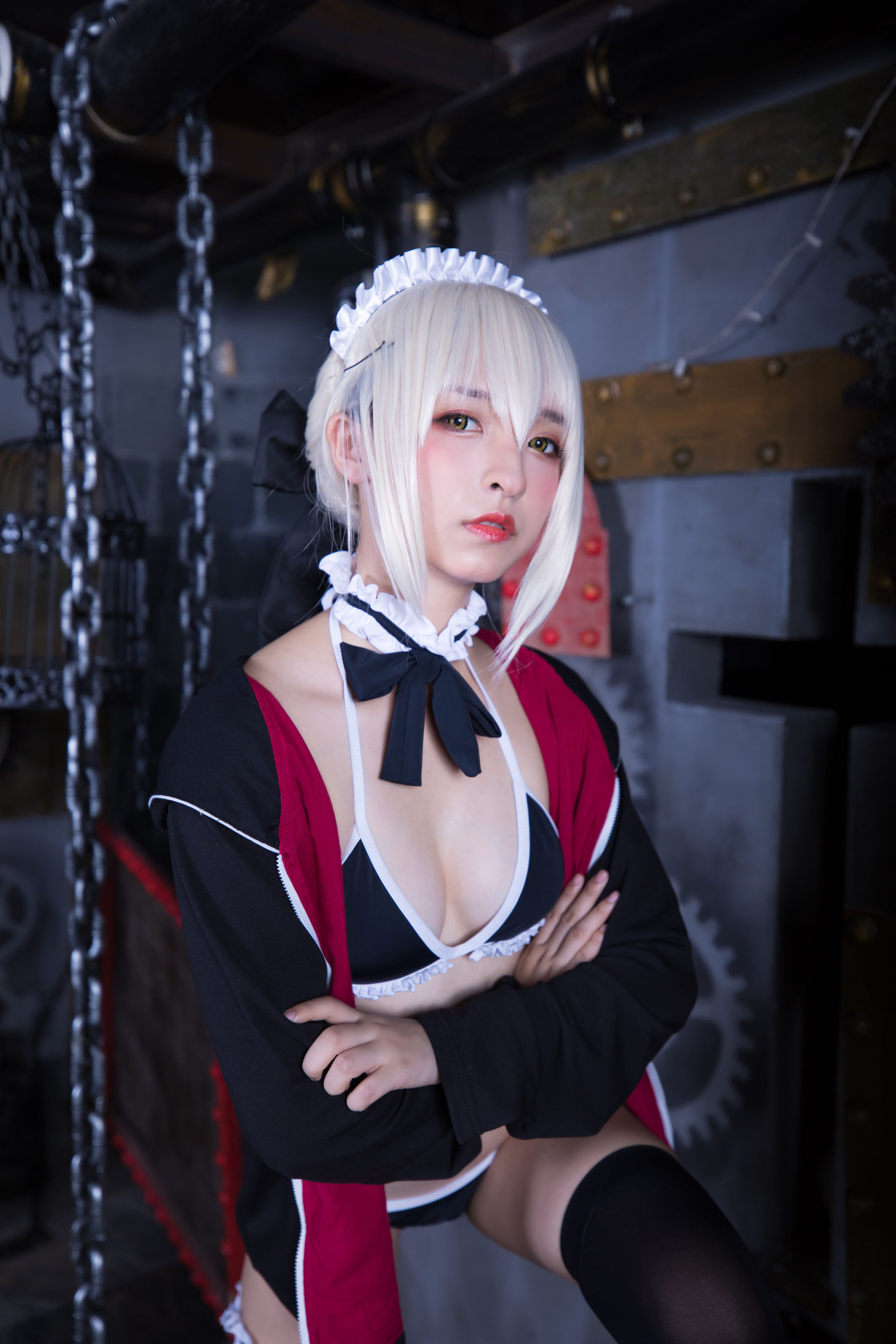 [萝莉COS] 神楽坂真冬 绝对服从(Fate Grand Order) Cosplay-第132张