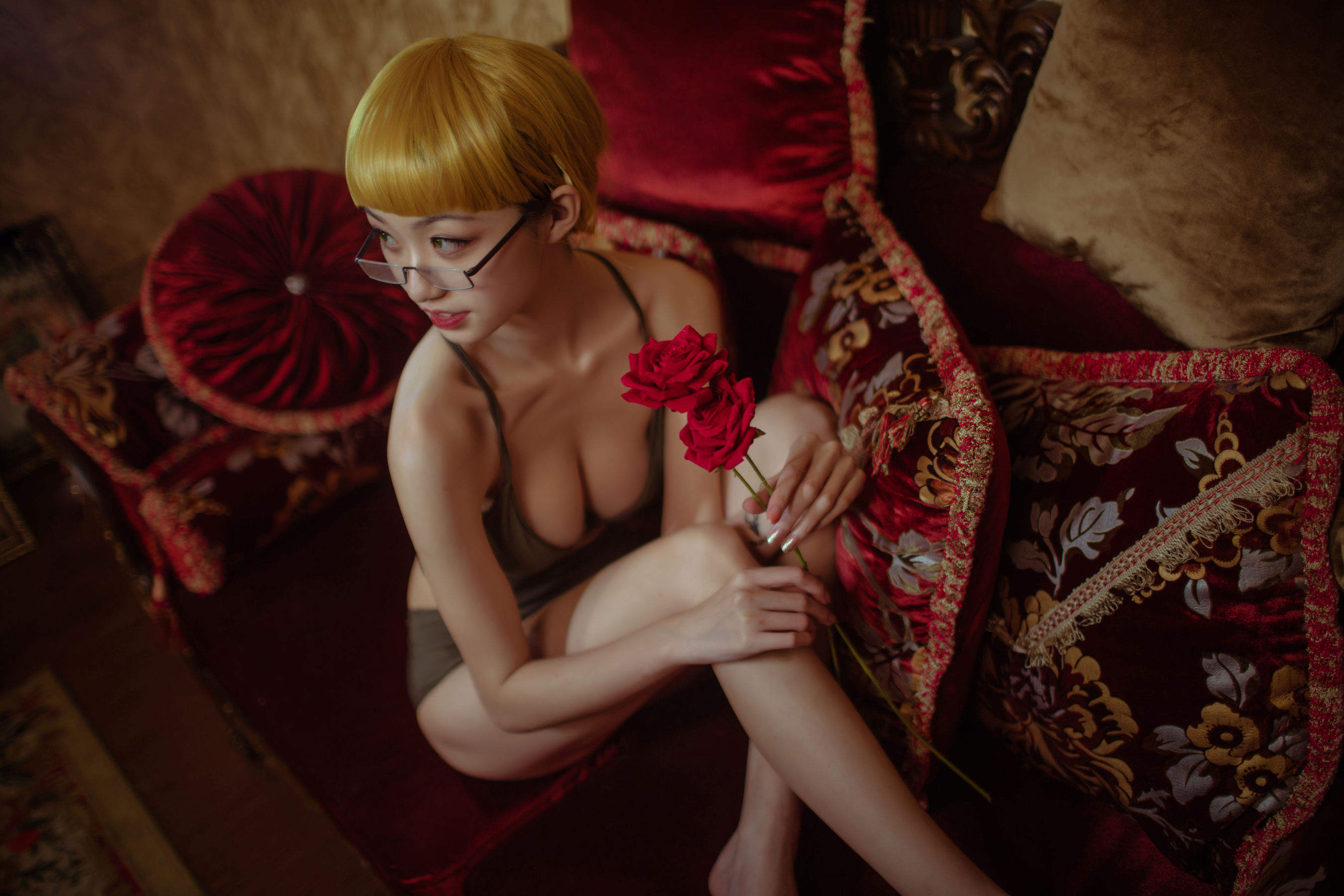 COS萌妹沧霁桔梗 – 赫本 Cosplay-第16张