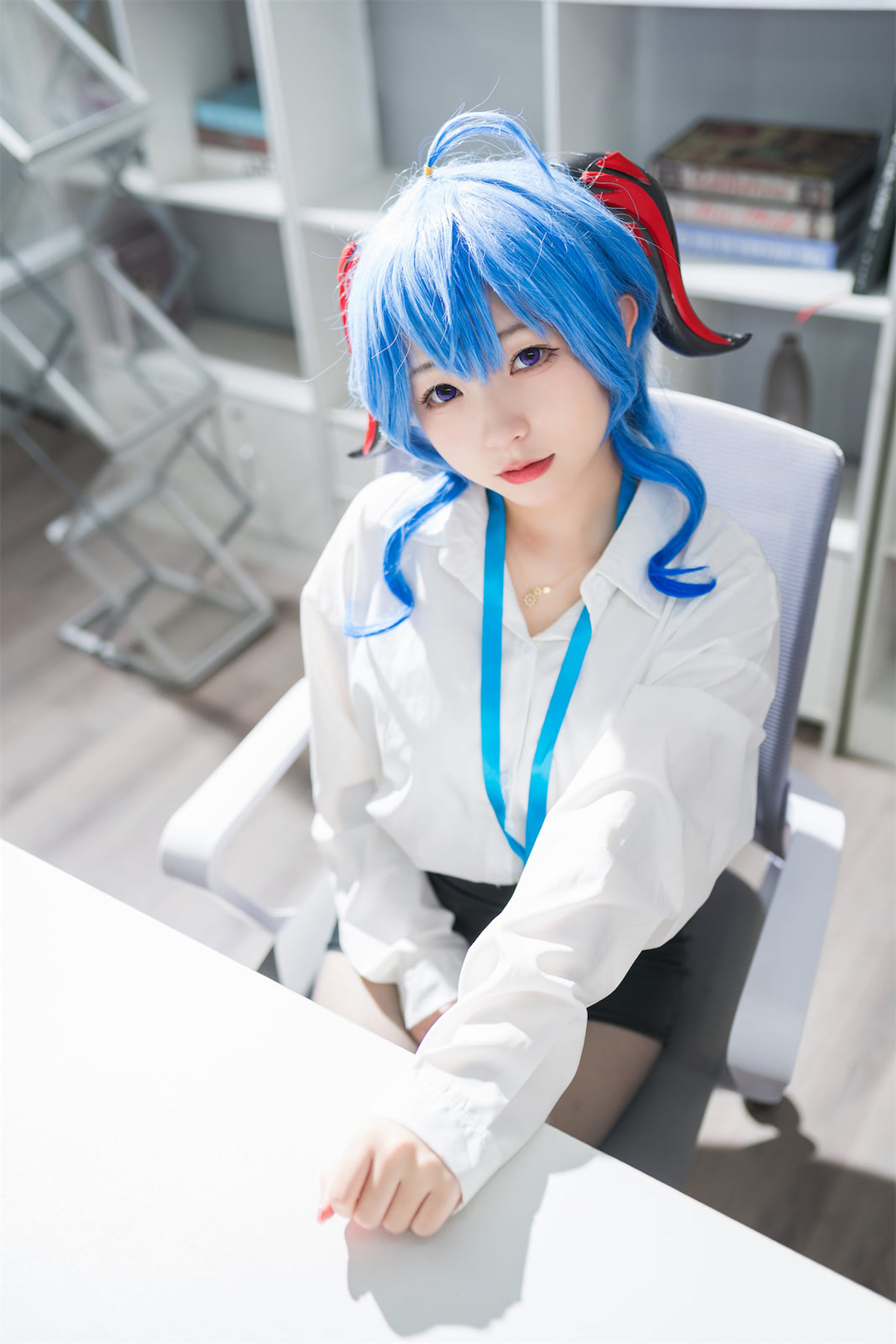 花铃 – 甘雨秘书OL Cosplay-第26张