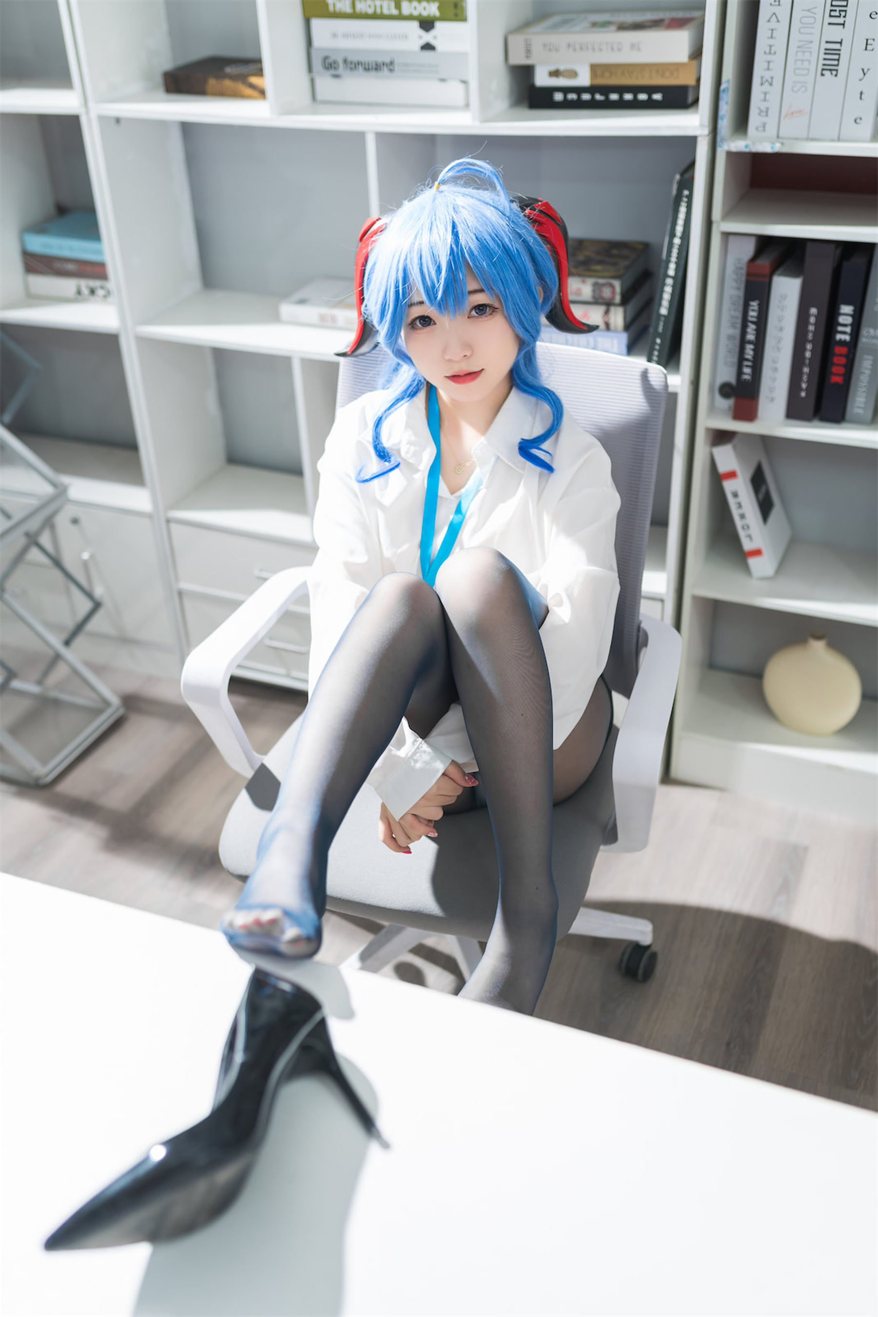 花铃 – 甘雨秘书OL Cosplay-第23张