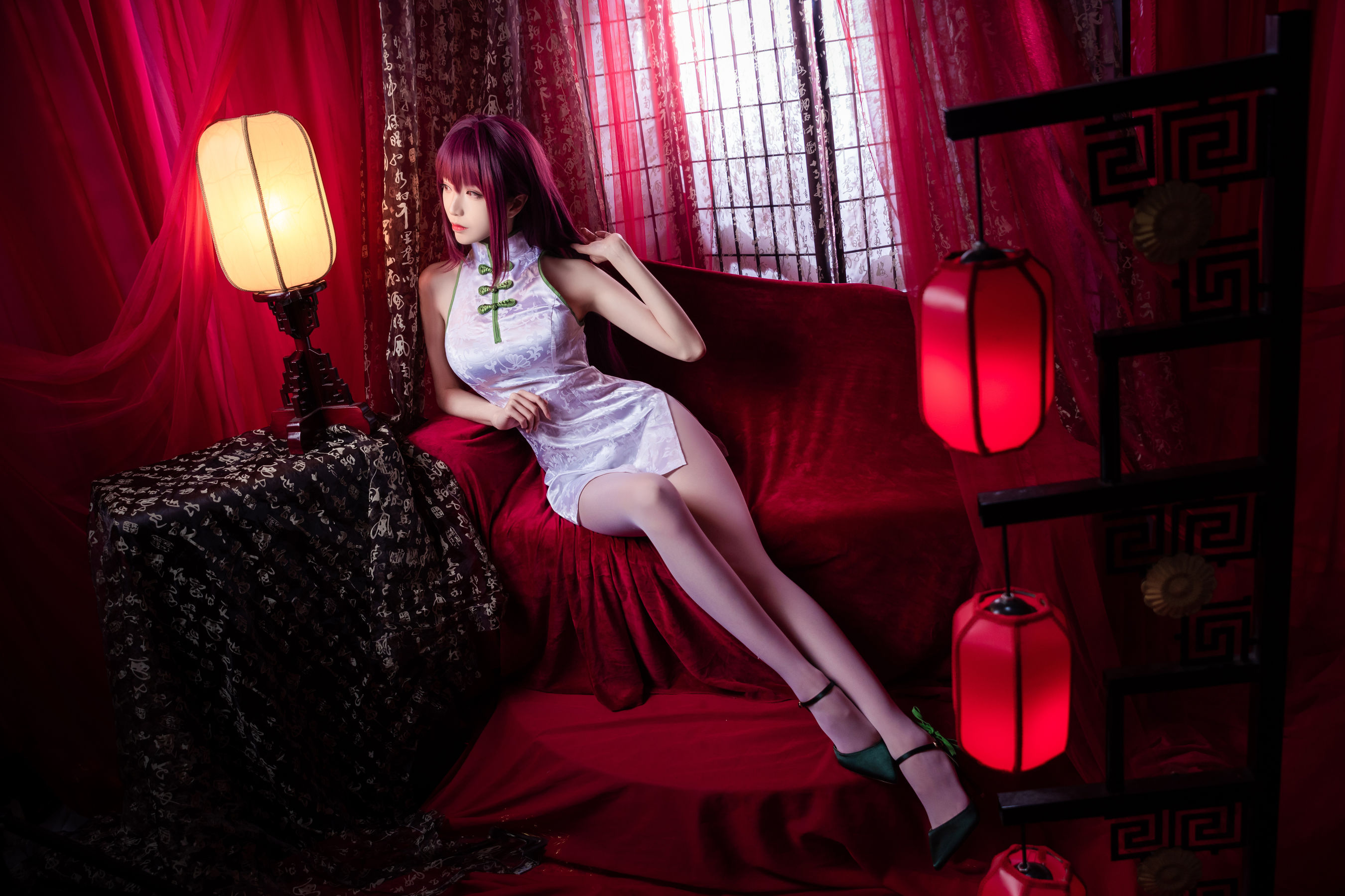 [Cosplay写真] 长腿Coser青青子Js – 斯卡哈2 Cosplay-第24张