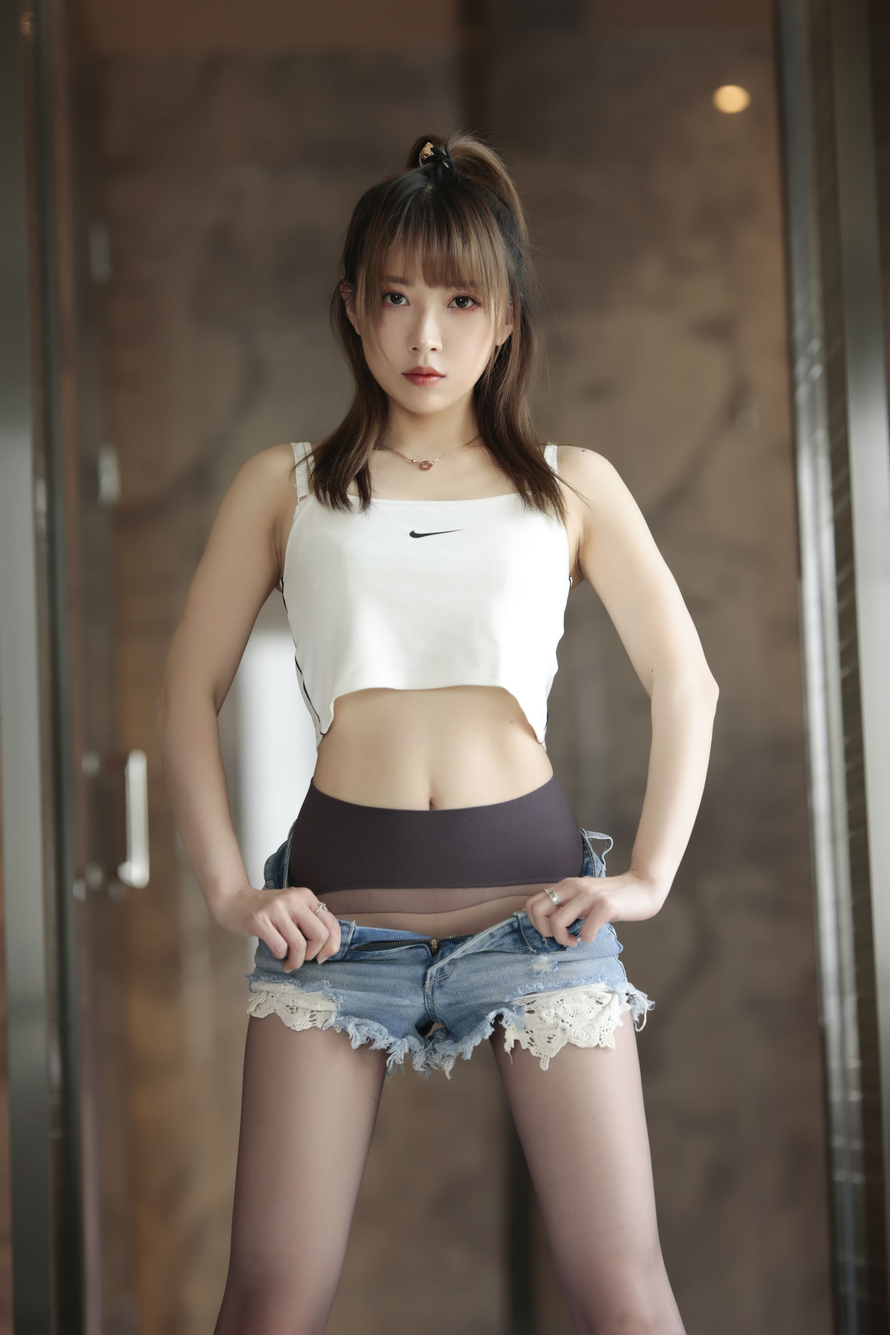 斗鱼主播小女巫露娜 – 牛仔小裤裤 Cosplay-第41张