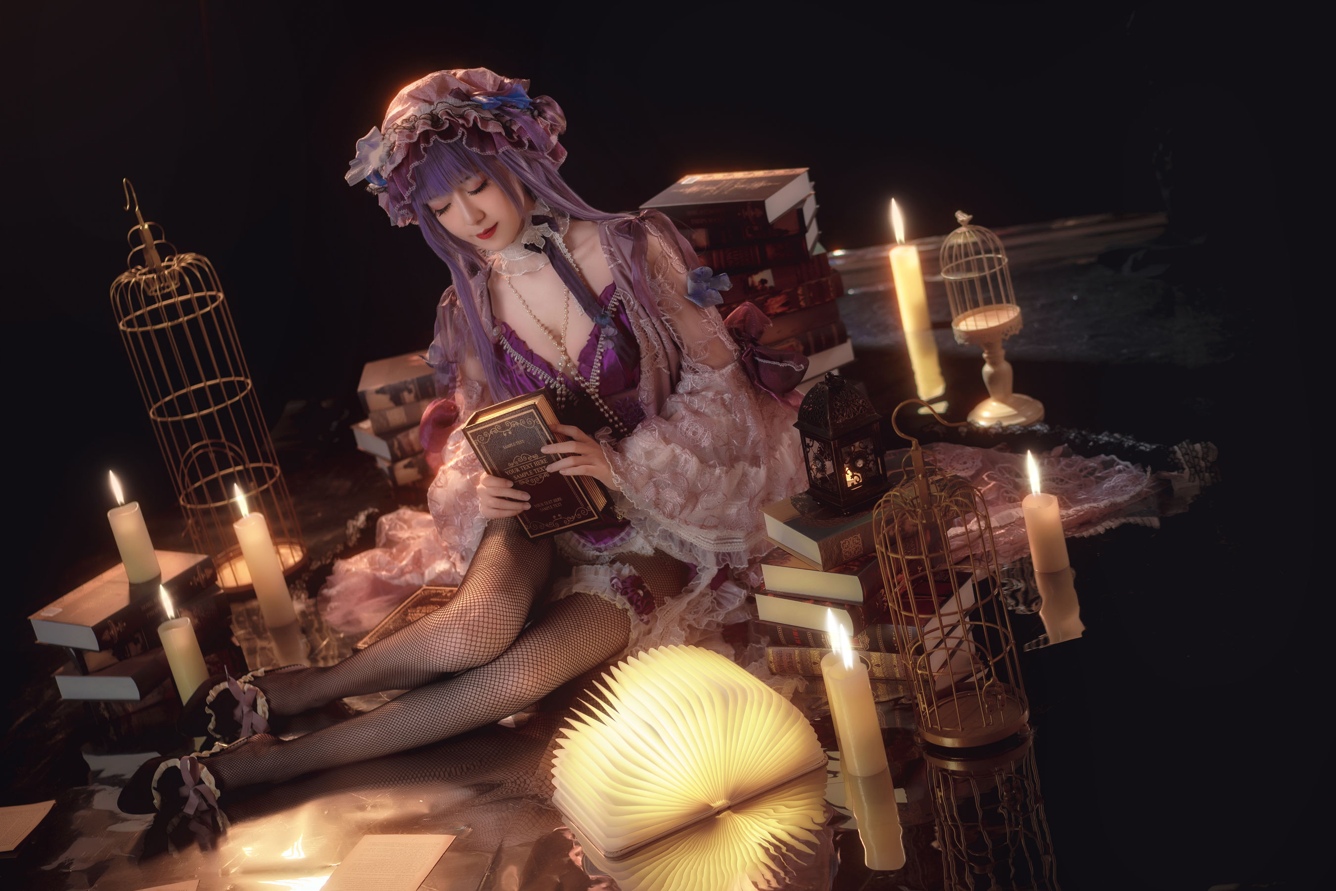 小姐姐弥音音ww – 帕秋莉 Cosplay-第1张