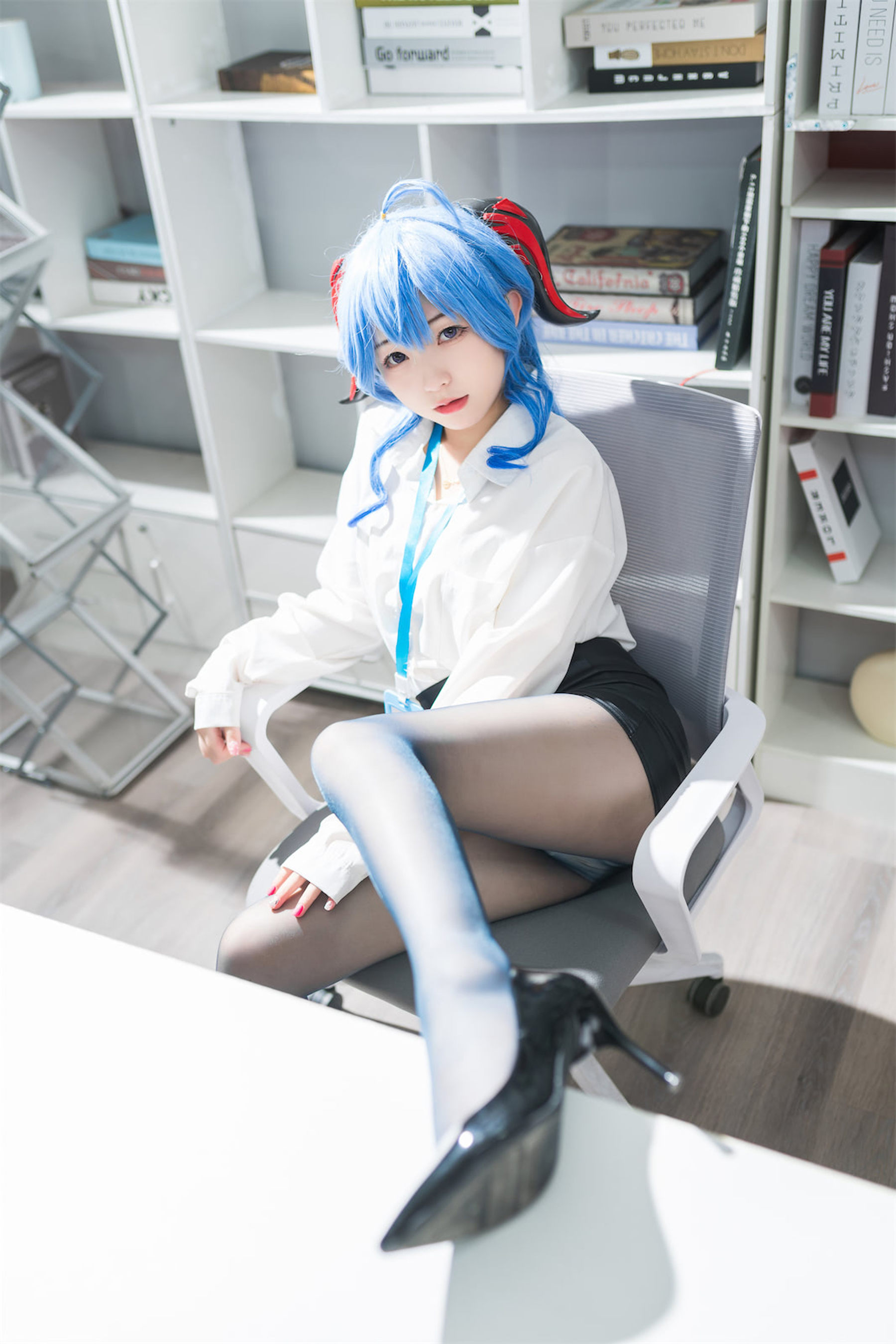 花铃 – 甘雨秘书OL Cosplay-第25张
