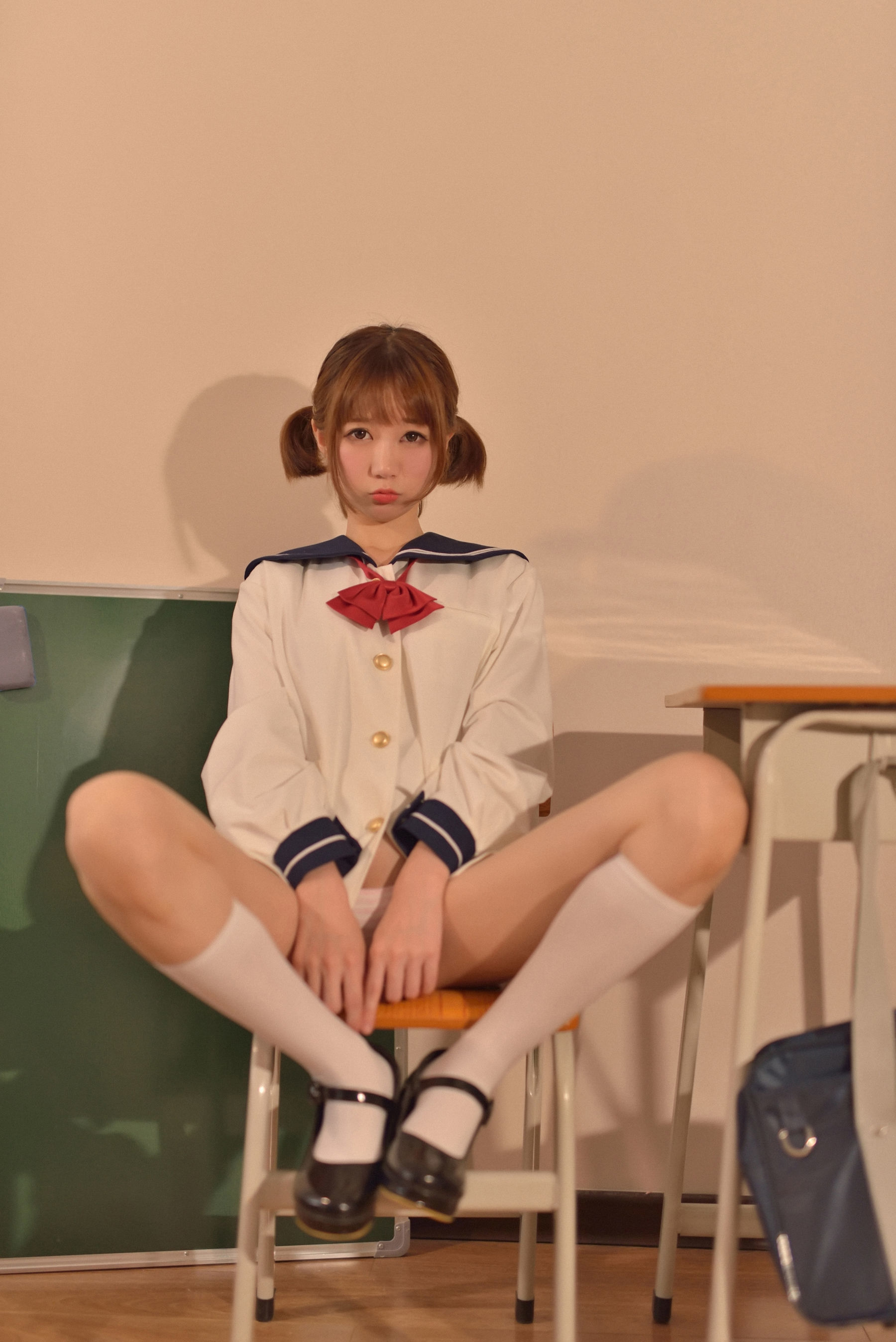 [萝莉COS] NAGISA魔物喵 VOL.08 生理课 Cosplay-第6张