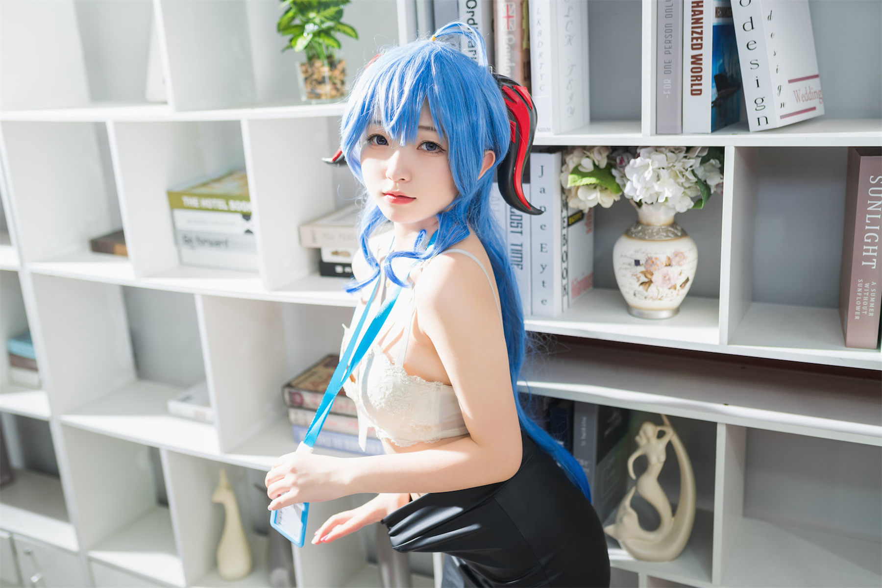 花铃 – 甘雨秘书OL Cosplay-第53张