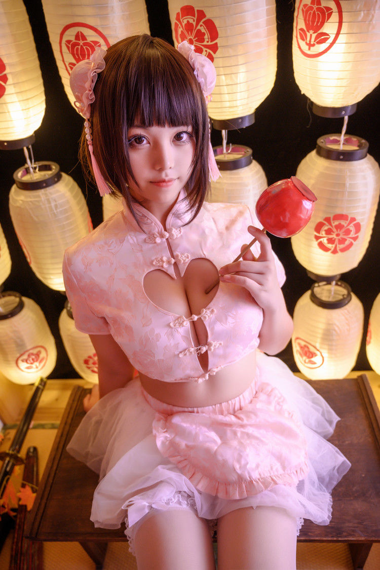 萌系小姐姐蜜汁猫裘 中华娘 Cosplay-第2张
