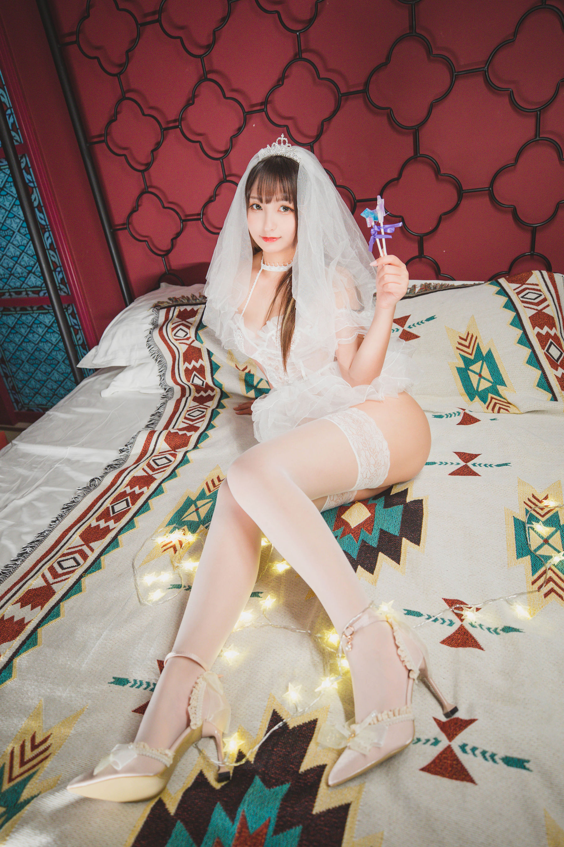 萝莉神楽板真冬 – 光の囁き-光の修女 Cosplay-第23张