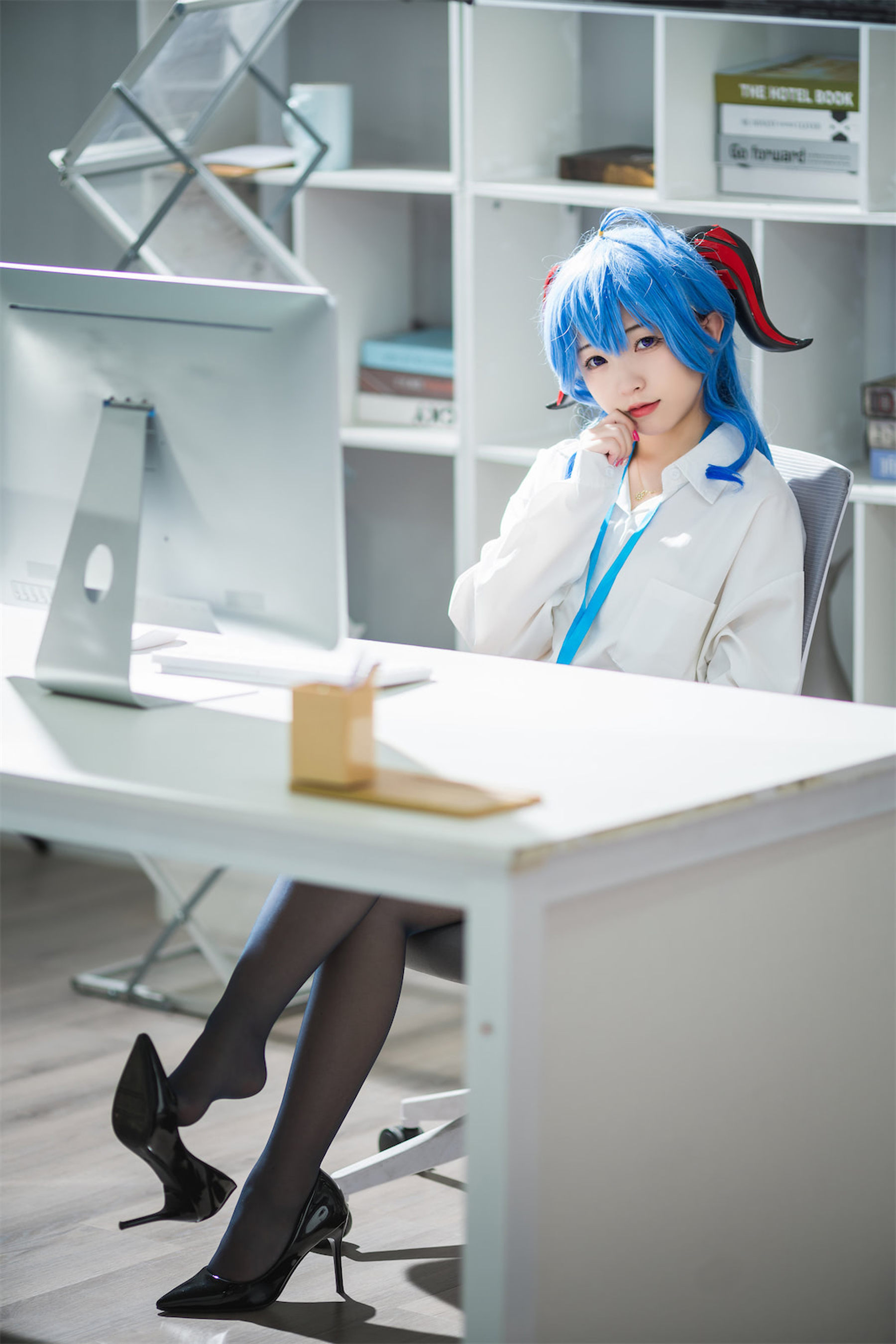 花铃 – 甘雨秘书OL Cosplay-第82张