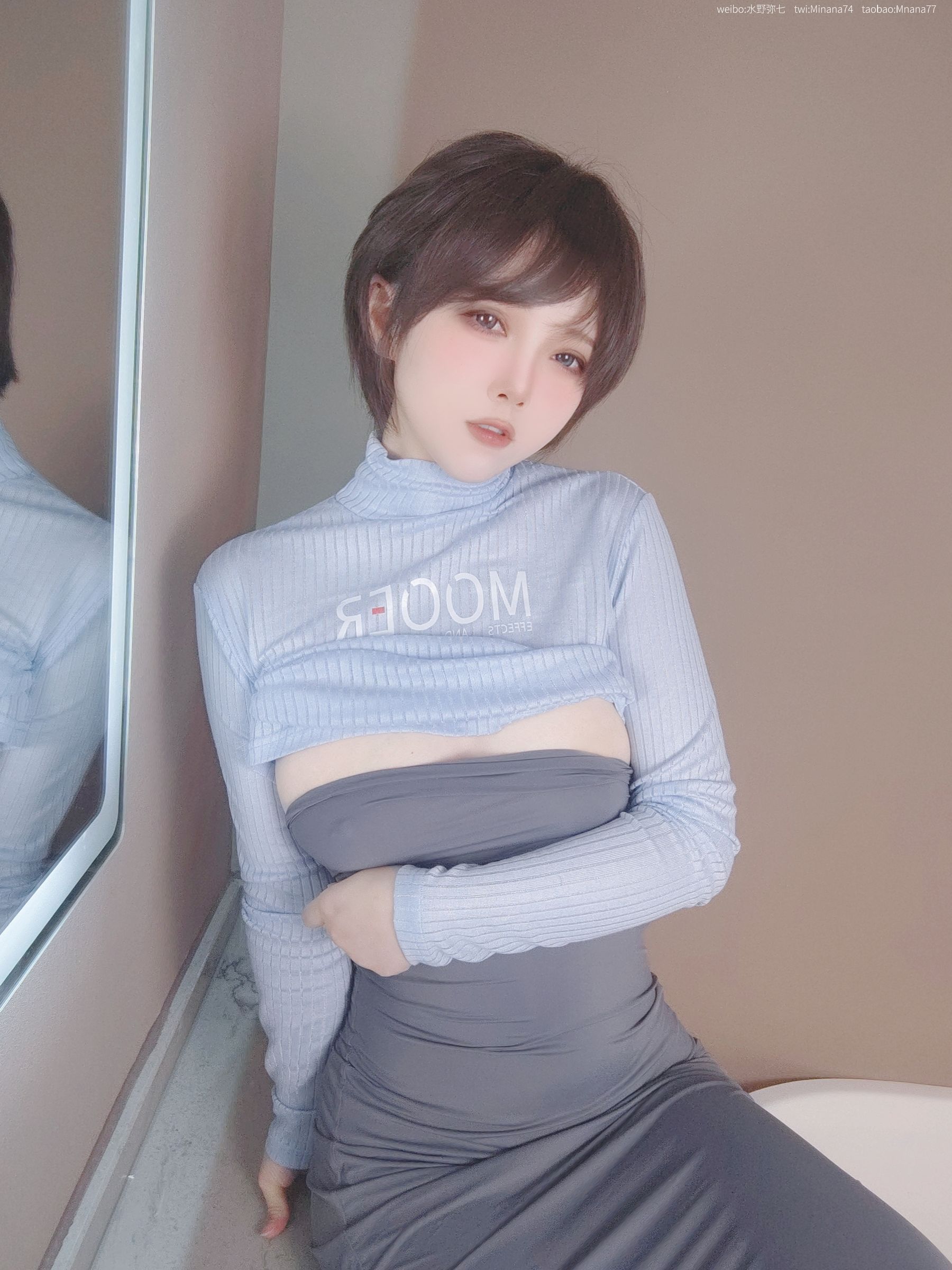 动漫博主名濑弥七 – 没有吉他的吉他妹妹 Cosplay-第1张