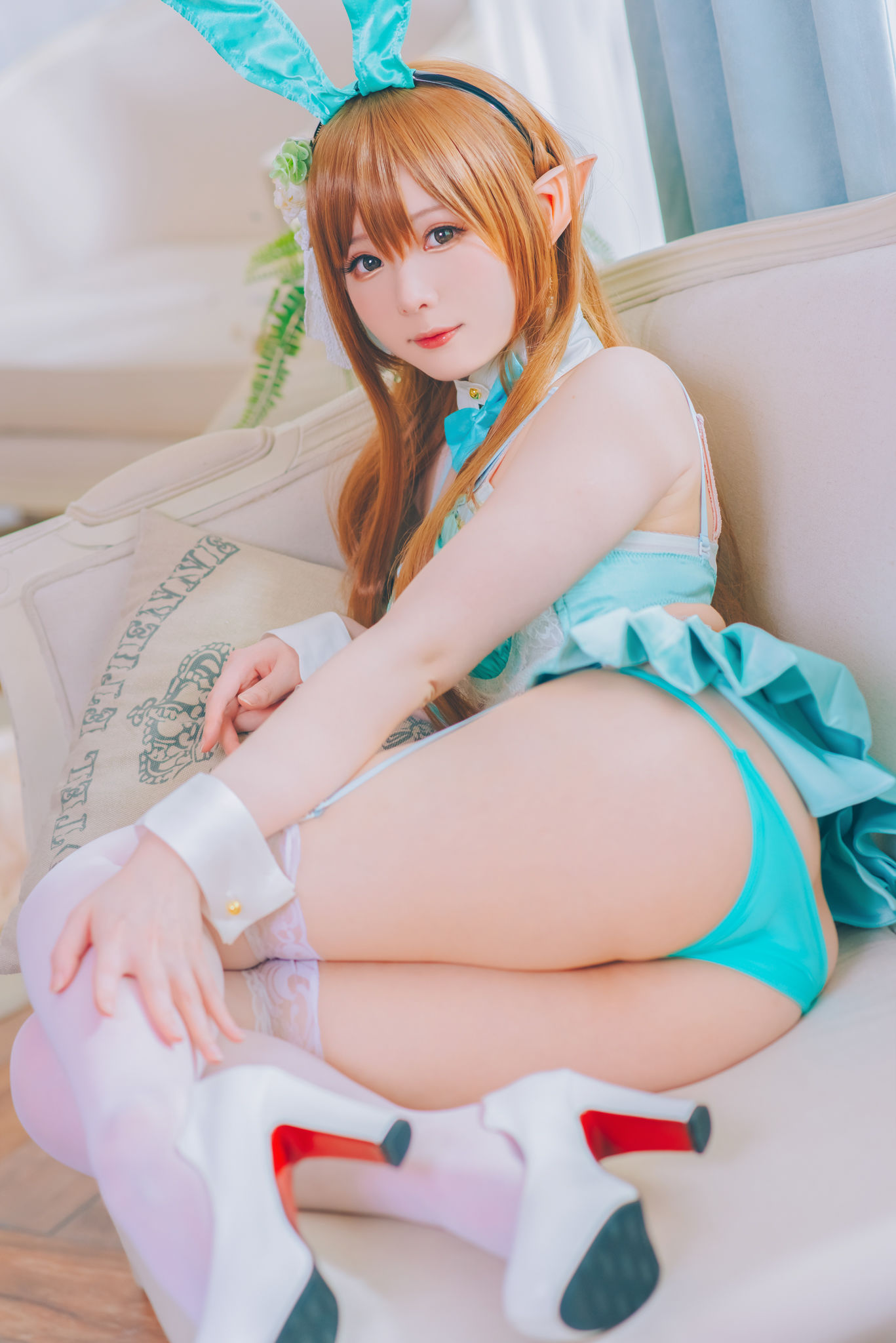 微博妹纸霜月shimo – Elf Paradise Cosplay-第57张