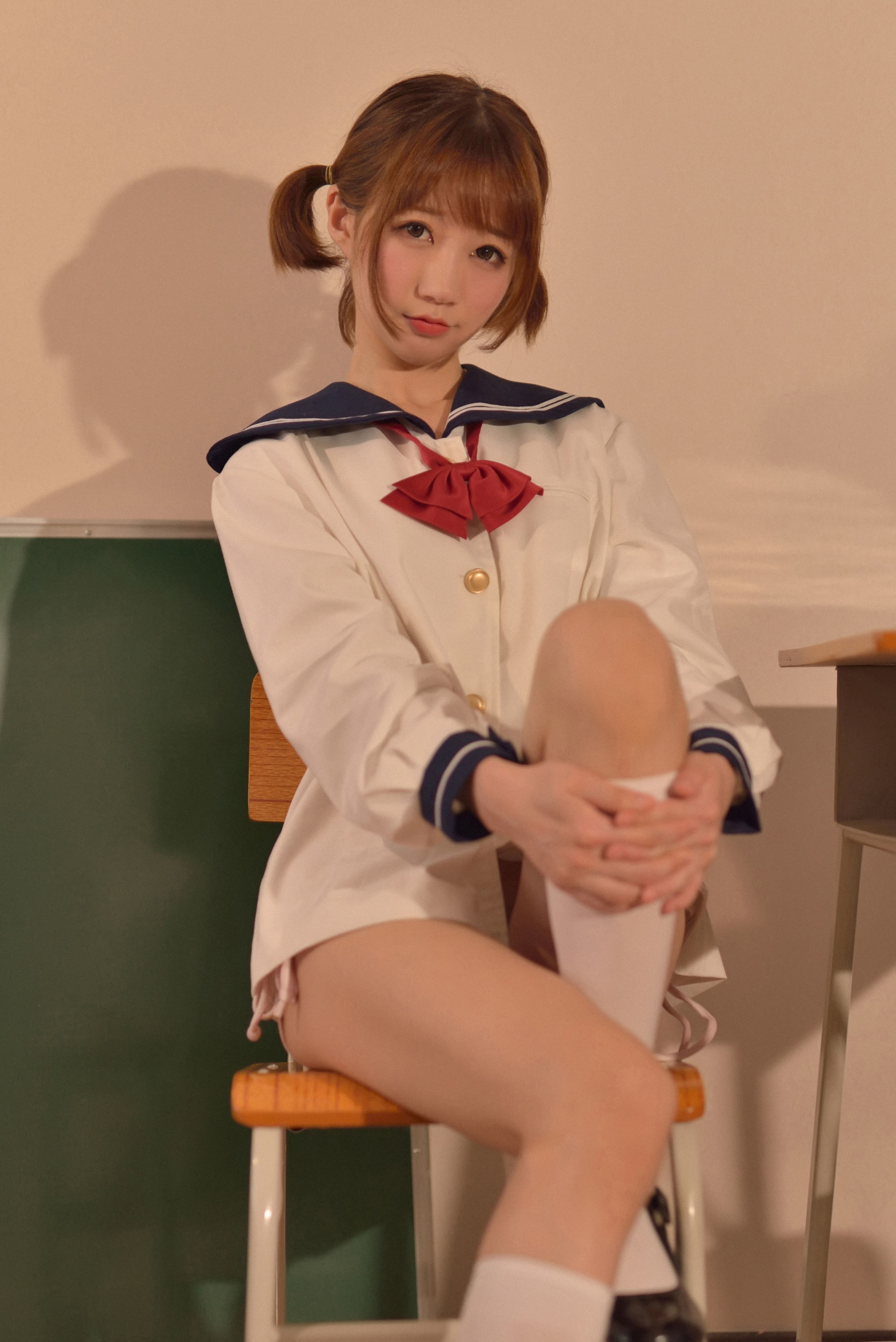 [萝莉COS] NAGISA魔物喵 VOL.08 生理课 Cosplay-第66张