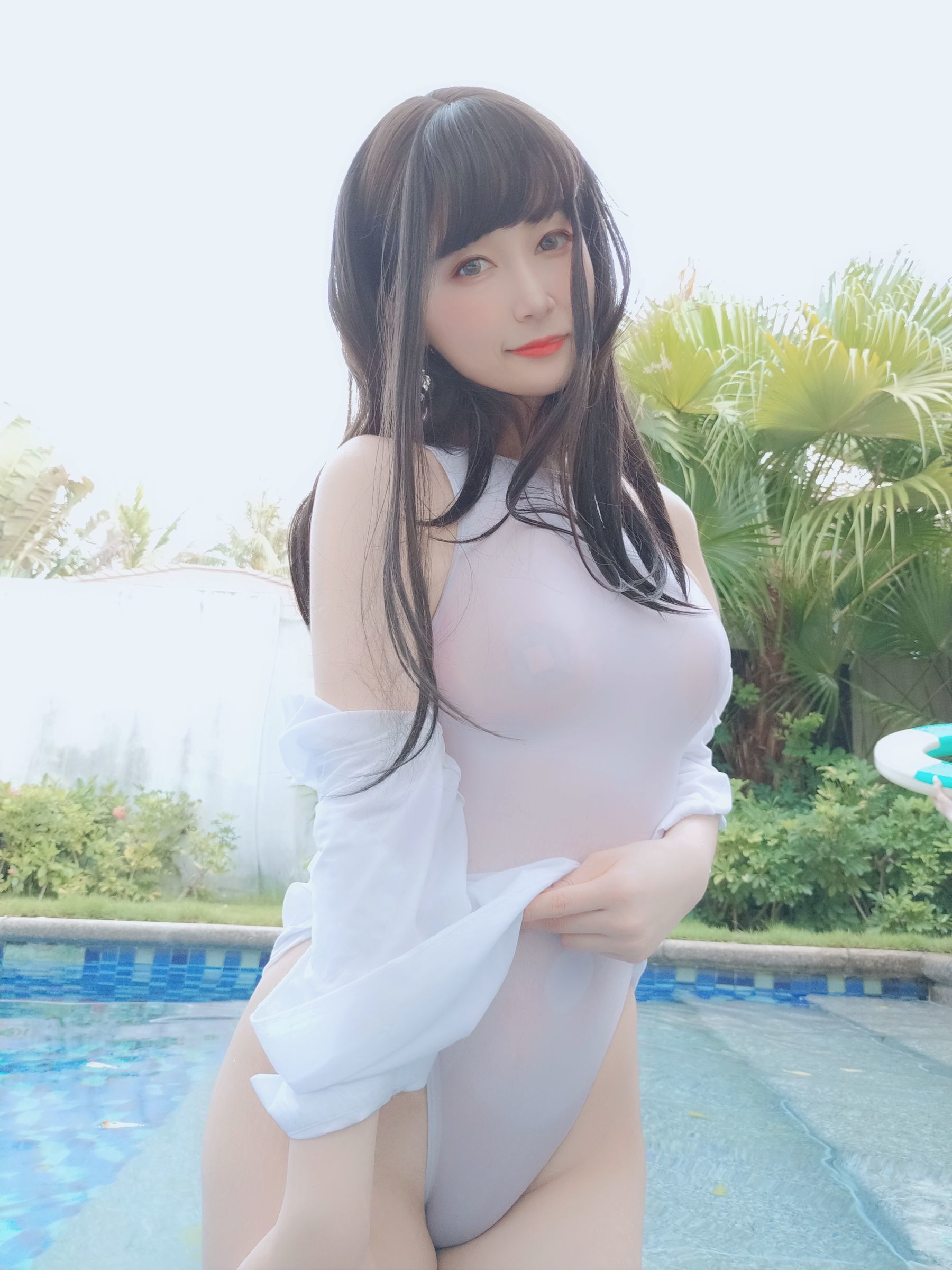 Coser小姐姐白银 – 游泳课 Cosplay-第6张