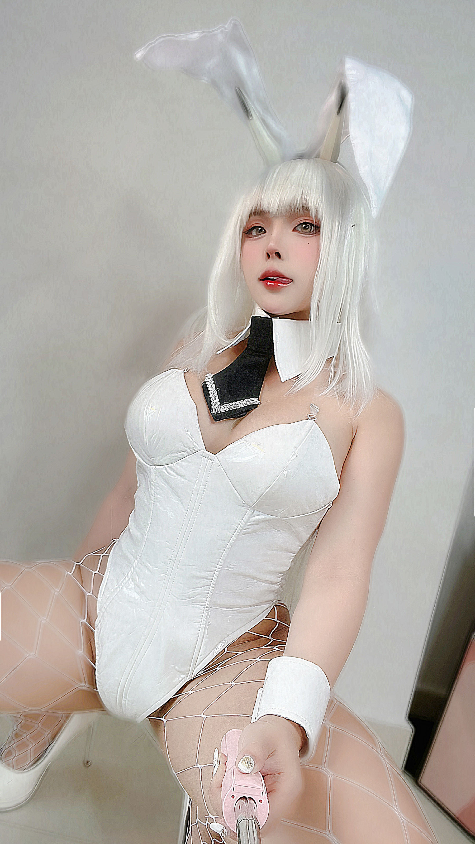 Sayo Momo – NIKKE Naughty Oil Bunny Cosplay-第56张