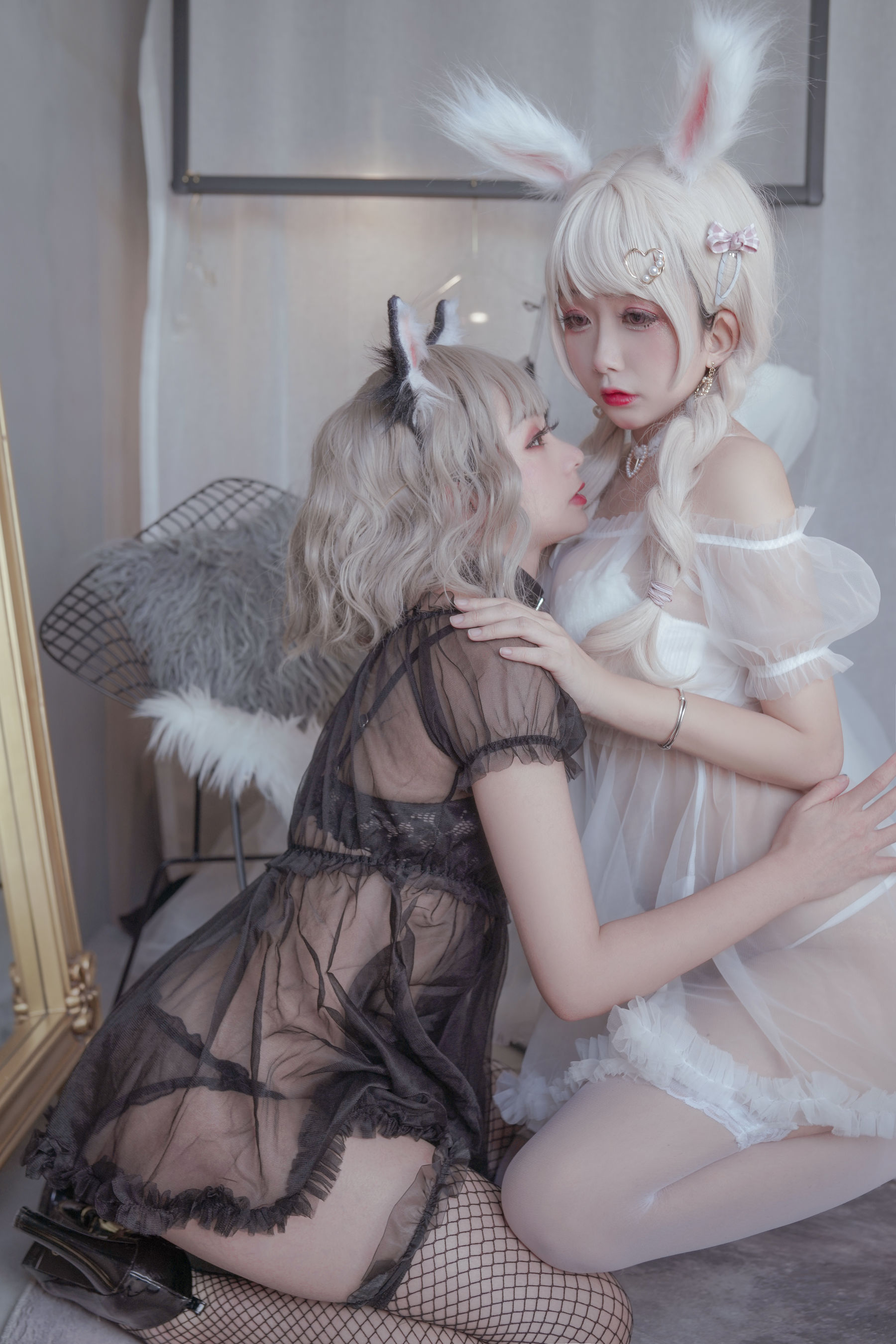 Cosplay日奈娇 猫与兔 Cosplay-第1张