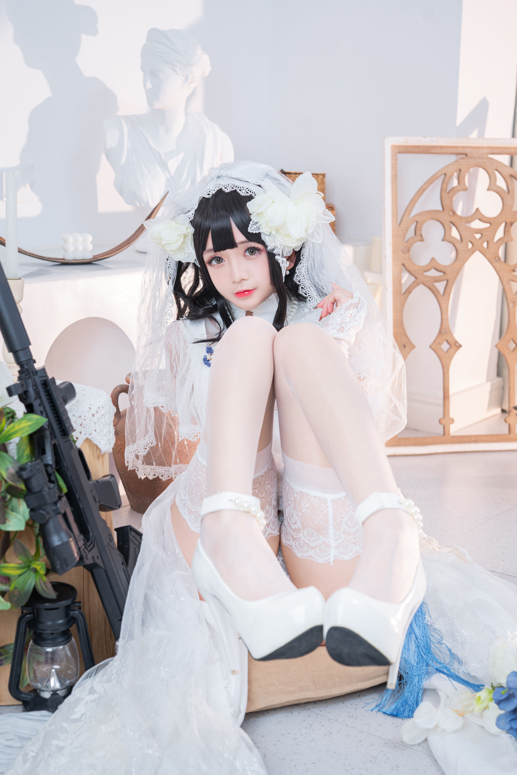 松本甜奈姣 – 95式婚纱 Cosplay-第7张