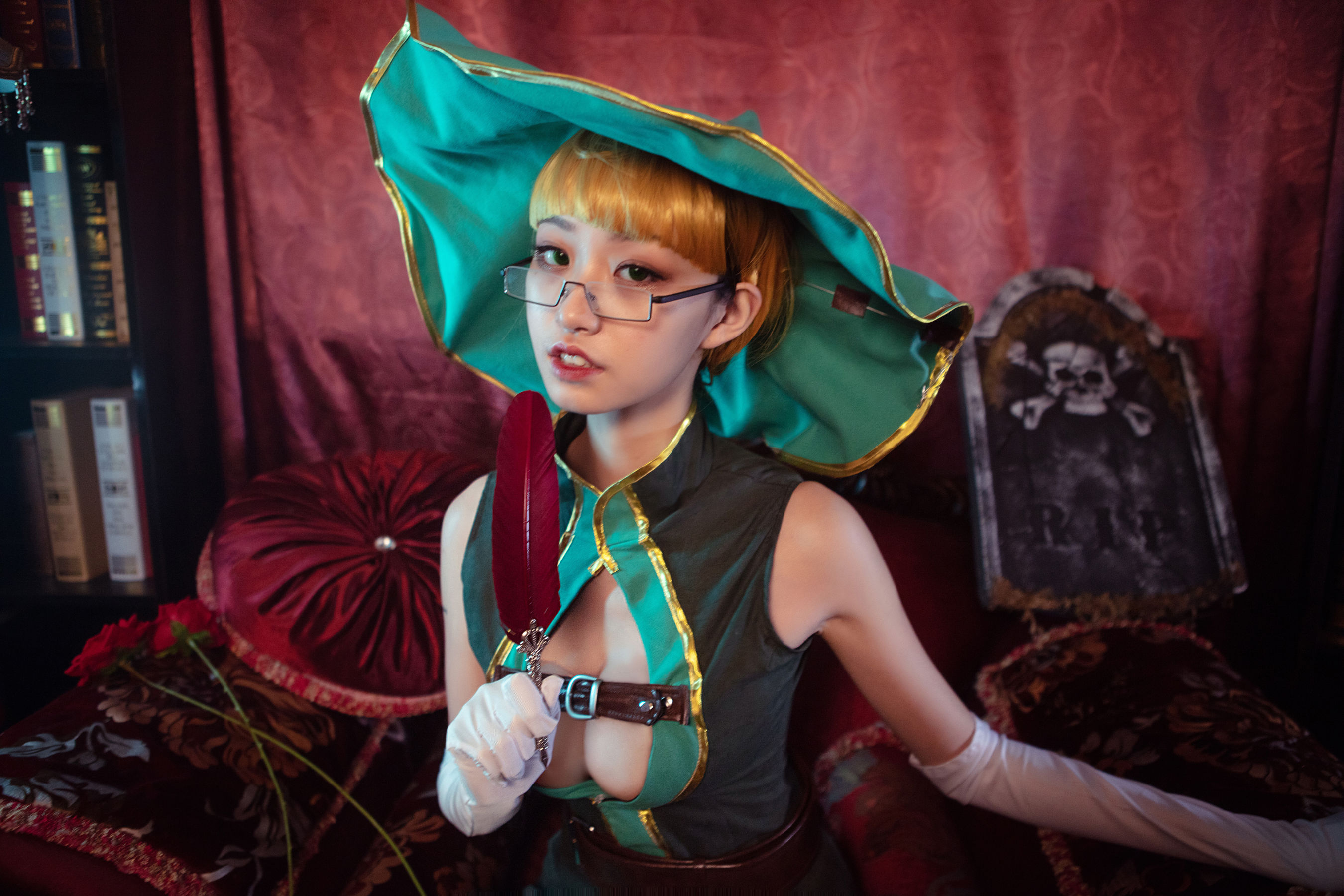 COS萌妹沧霁桔梗 – 赫本 Cosplay-第31张