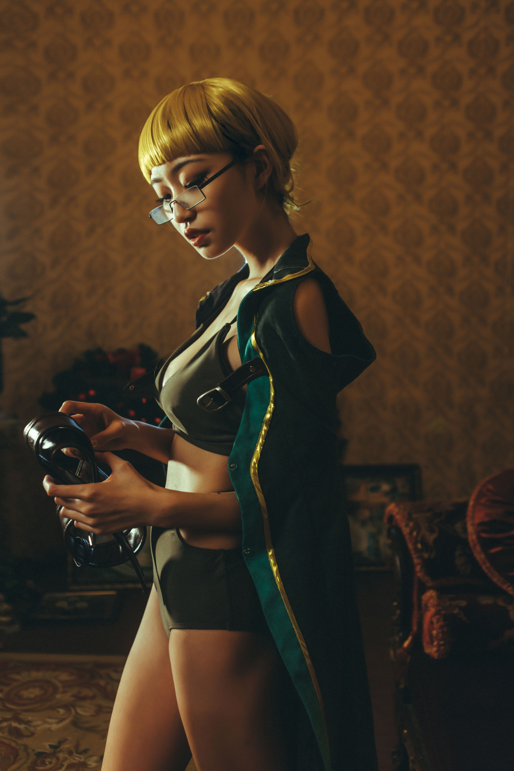 COS萌妹沧霁桔梗 – 赫本 Cosplay-第15张