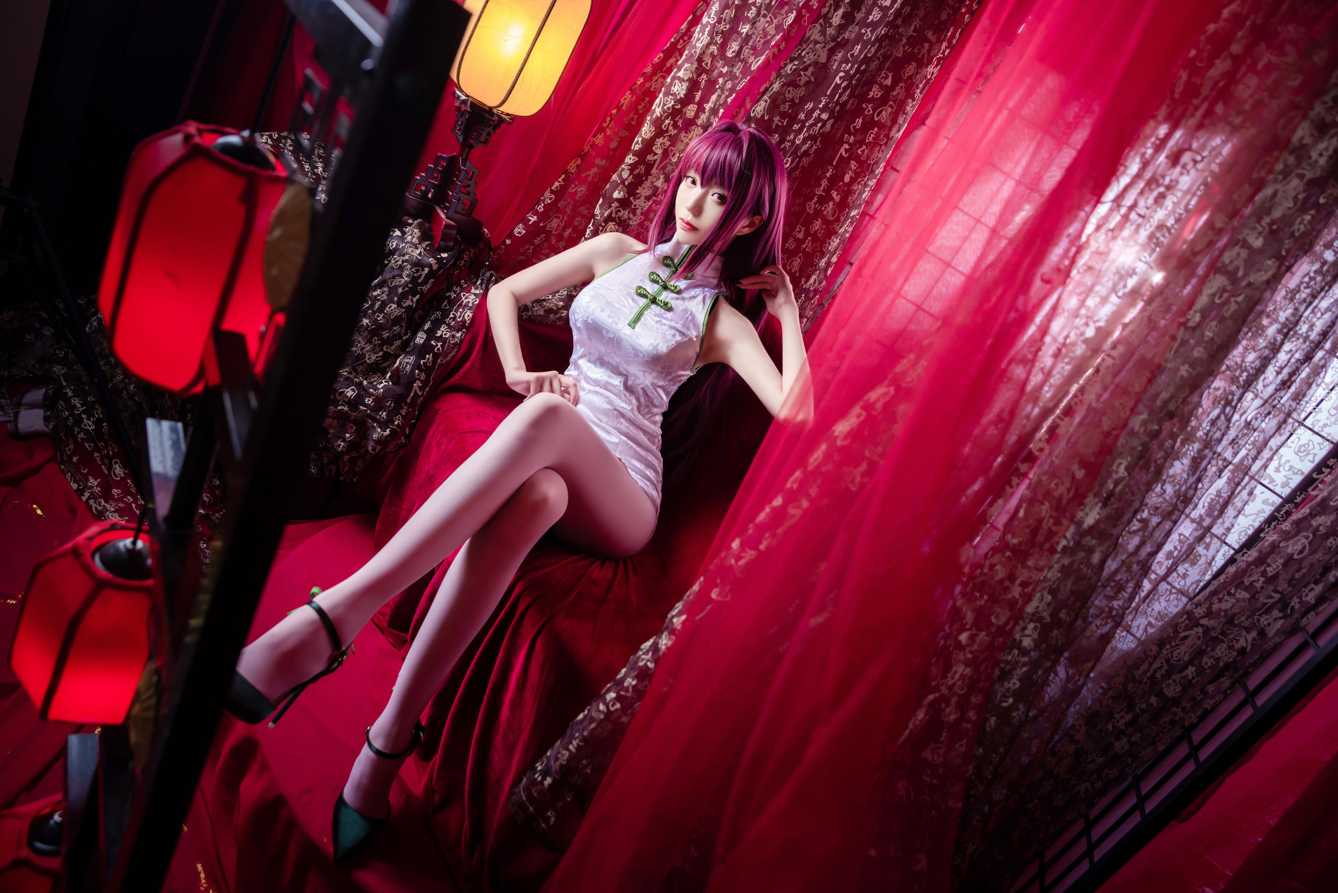 [Cosplay写真] 长腿Coser青青子Js – 斯卡哈2 Cosplay-第30张