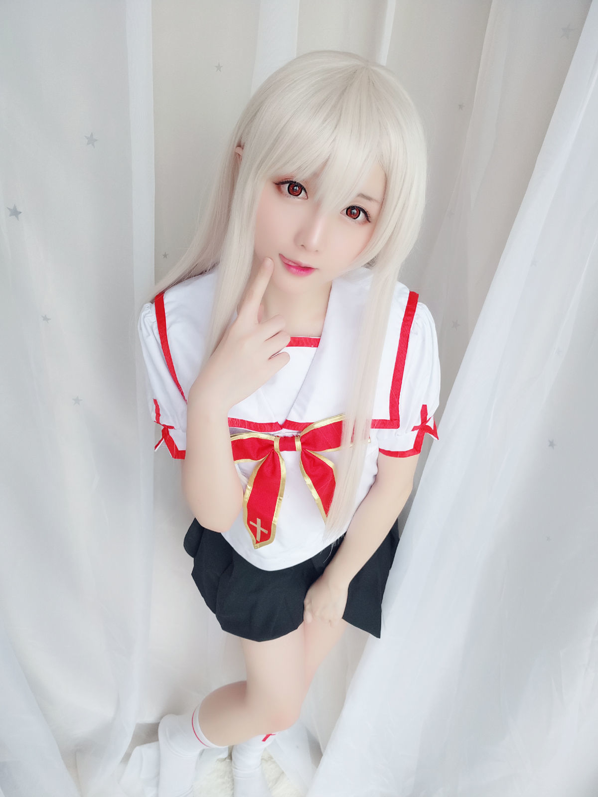[萝莉COS] 星之迟迟 VOL.03 伊莉雅同人包 Cosplay-第1张