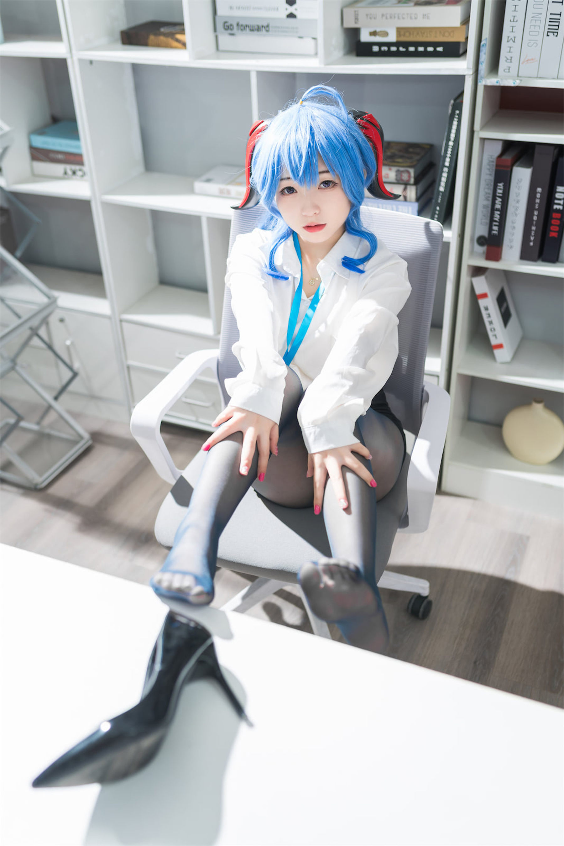 花铃 – 甘雨秘书OL Cosplay-第22张