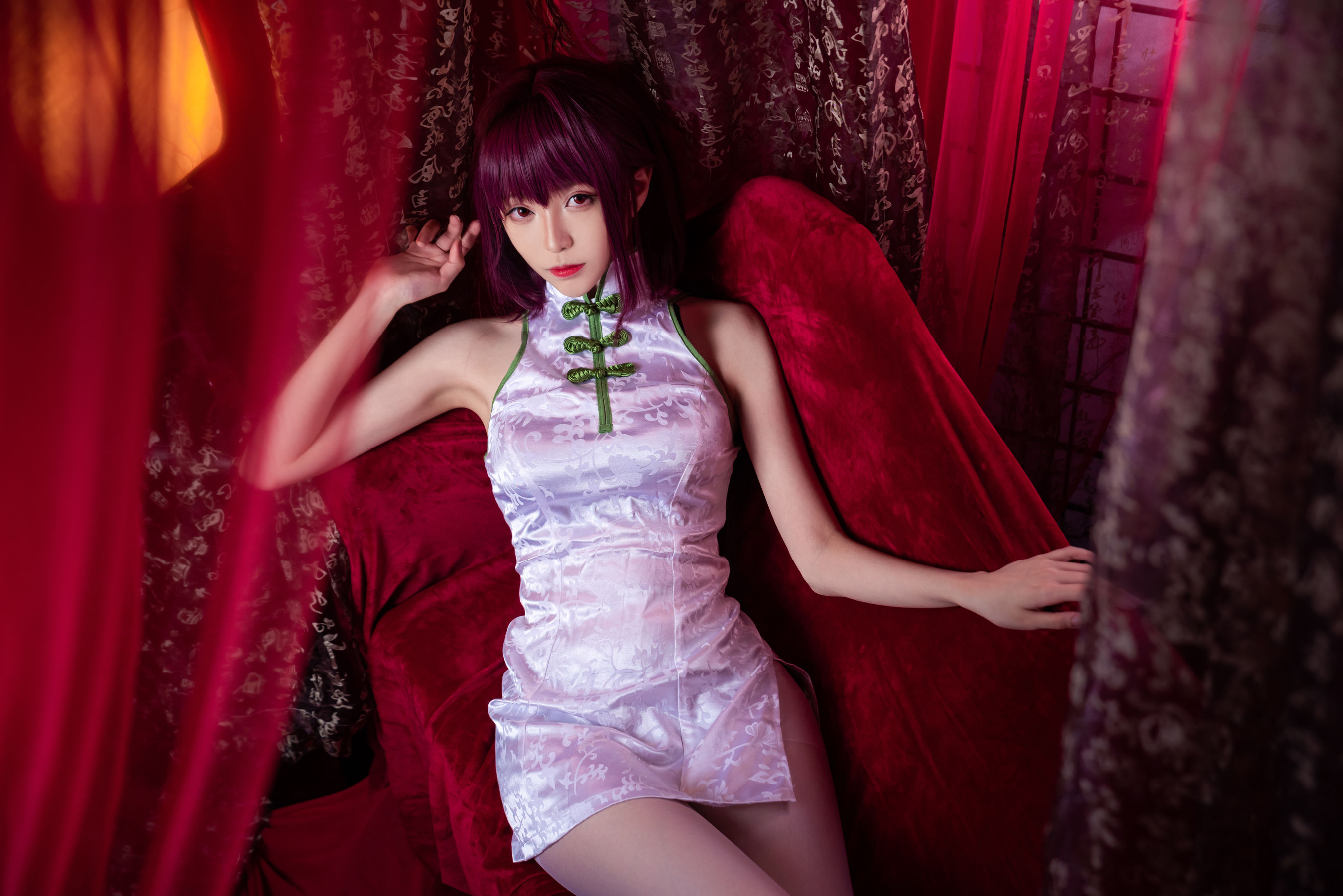 [Cosplay写真] 长腿Coser青青子Js – 斯卡哈2 Cosplay-第25张