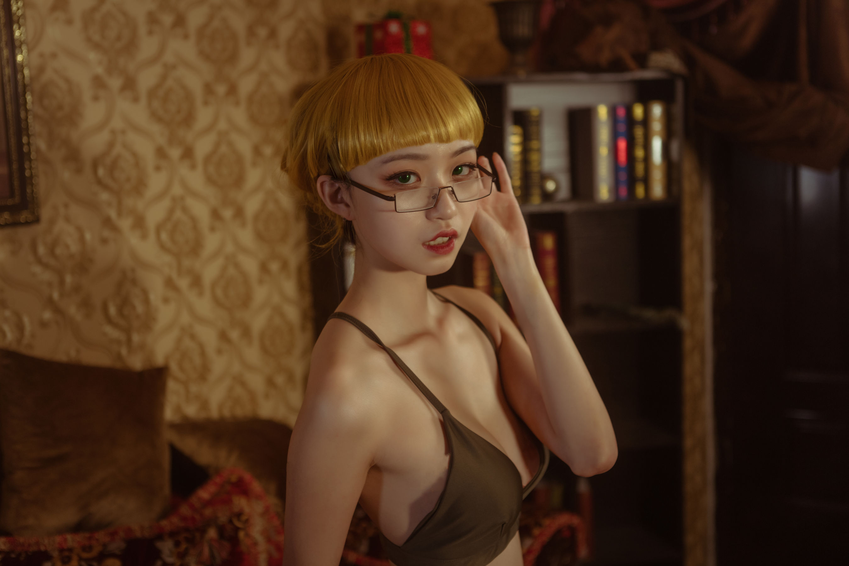 COS萌妹沧霁桔梗 – 赫本 Cosplay-第25张