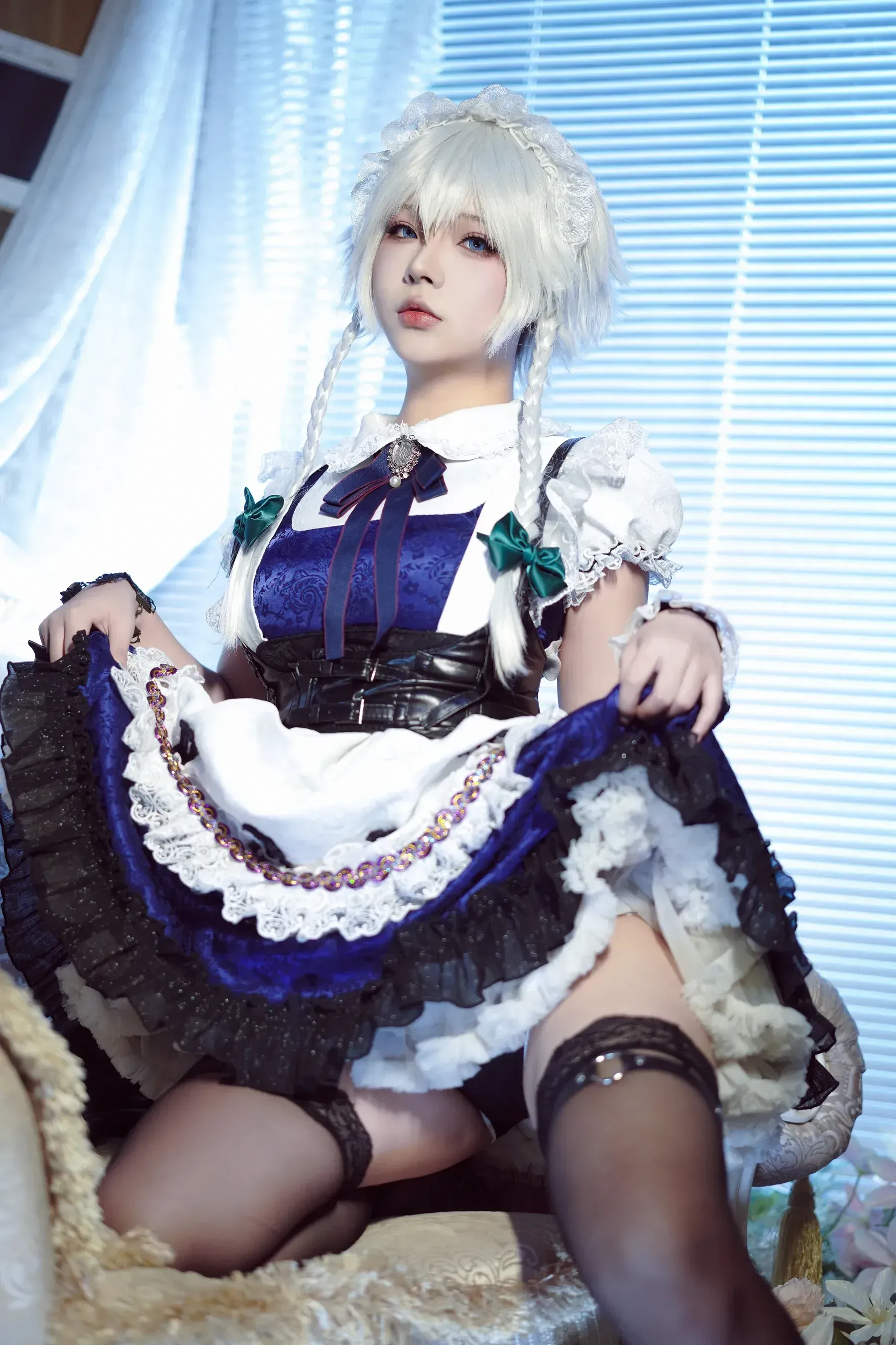 yuuhui玉汇 – 十六夜咲夜 Cosplay-第1张