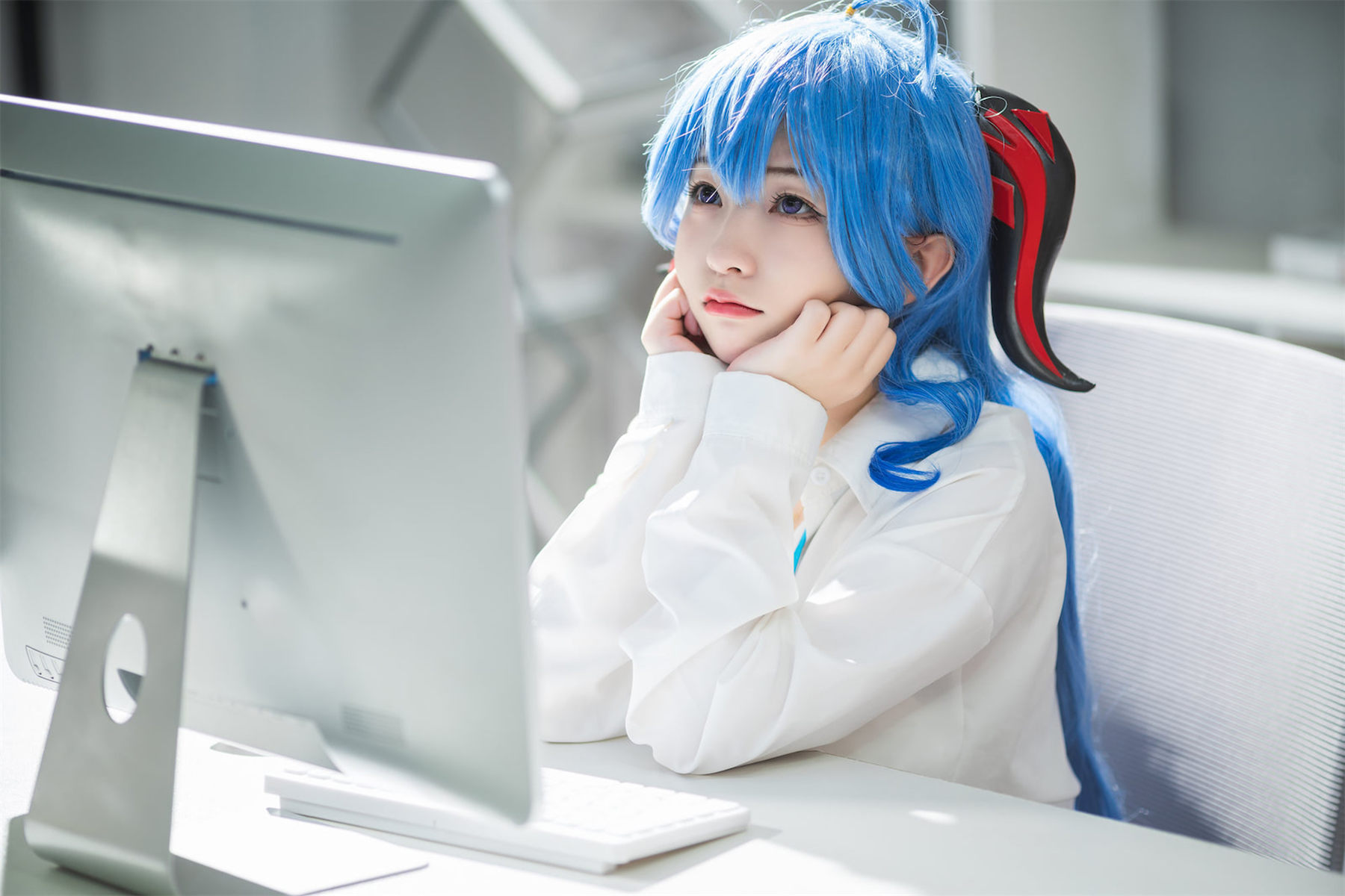 花铃 – 甘雨秘书OL Cosplay-第85张