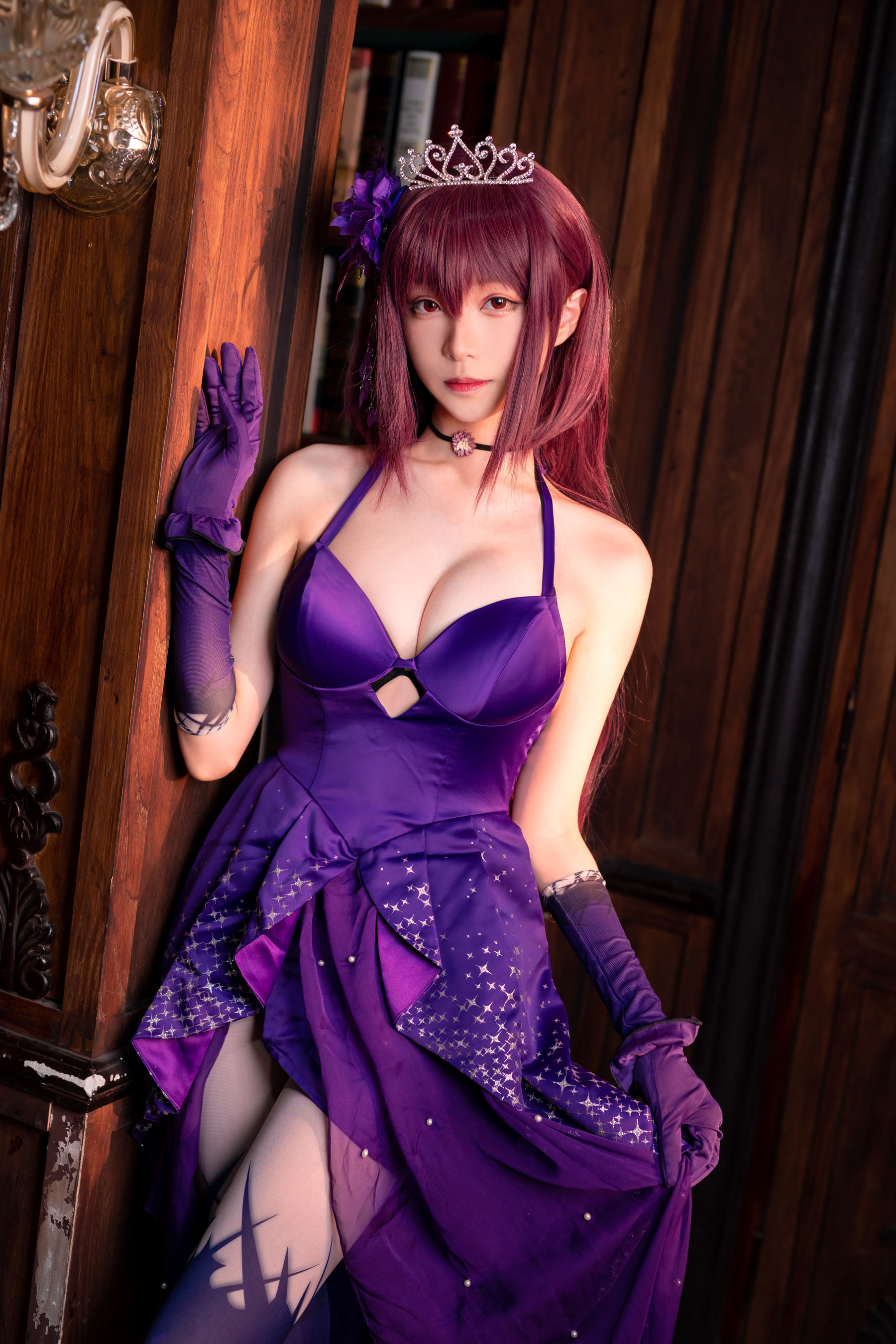 [Cosplay写真] 长腿Coser青青子Js – 斯卡哈2 Cosplay-第32张