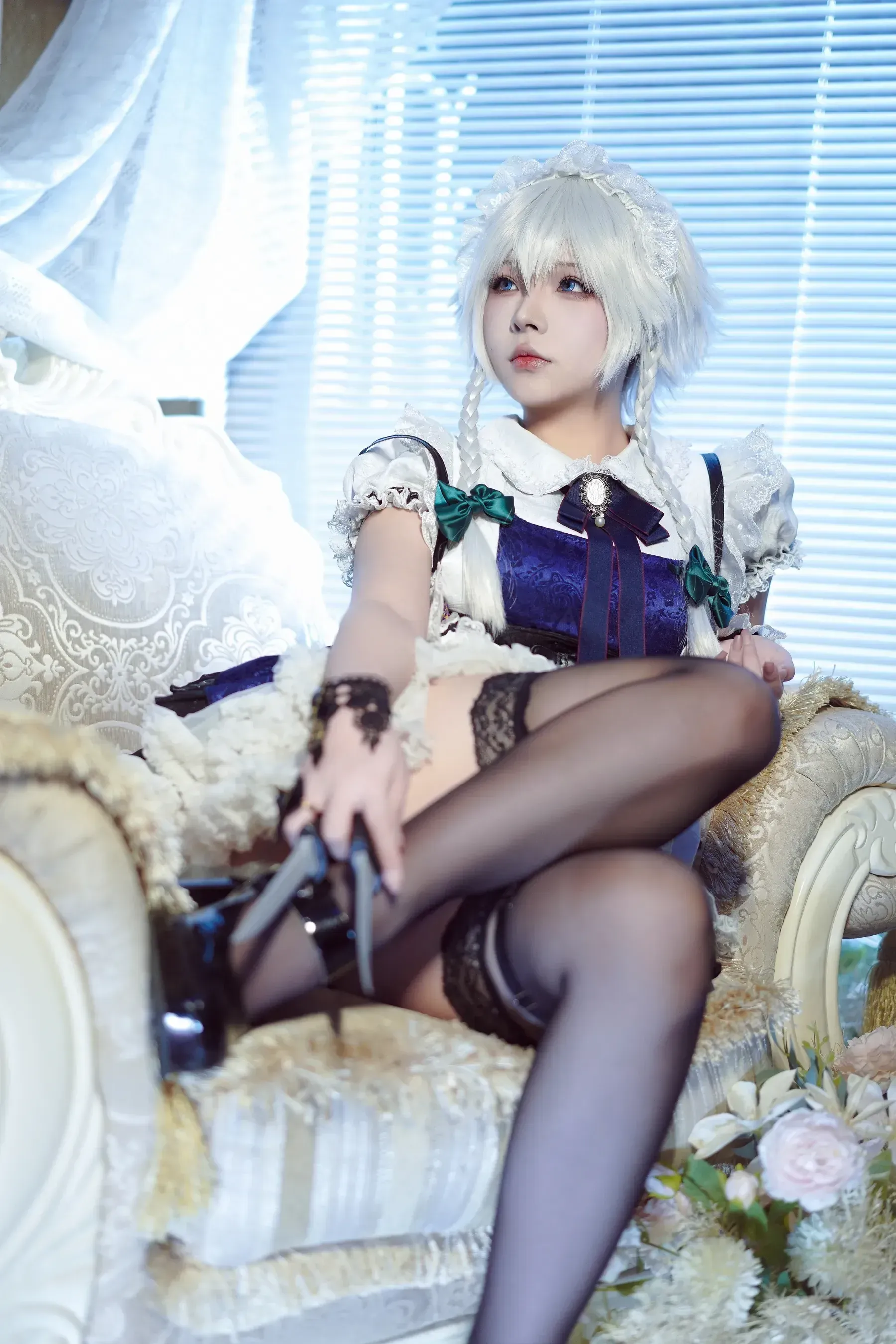 yuuhui玉汇 – 十六夜咲夜 Cosplay-第4张