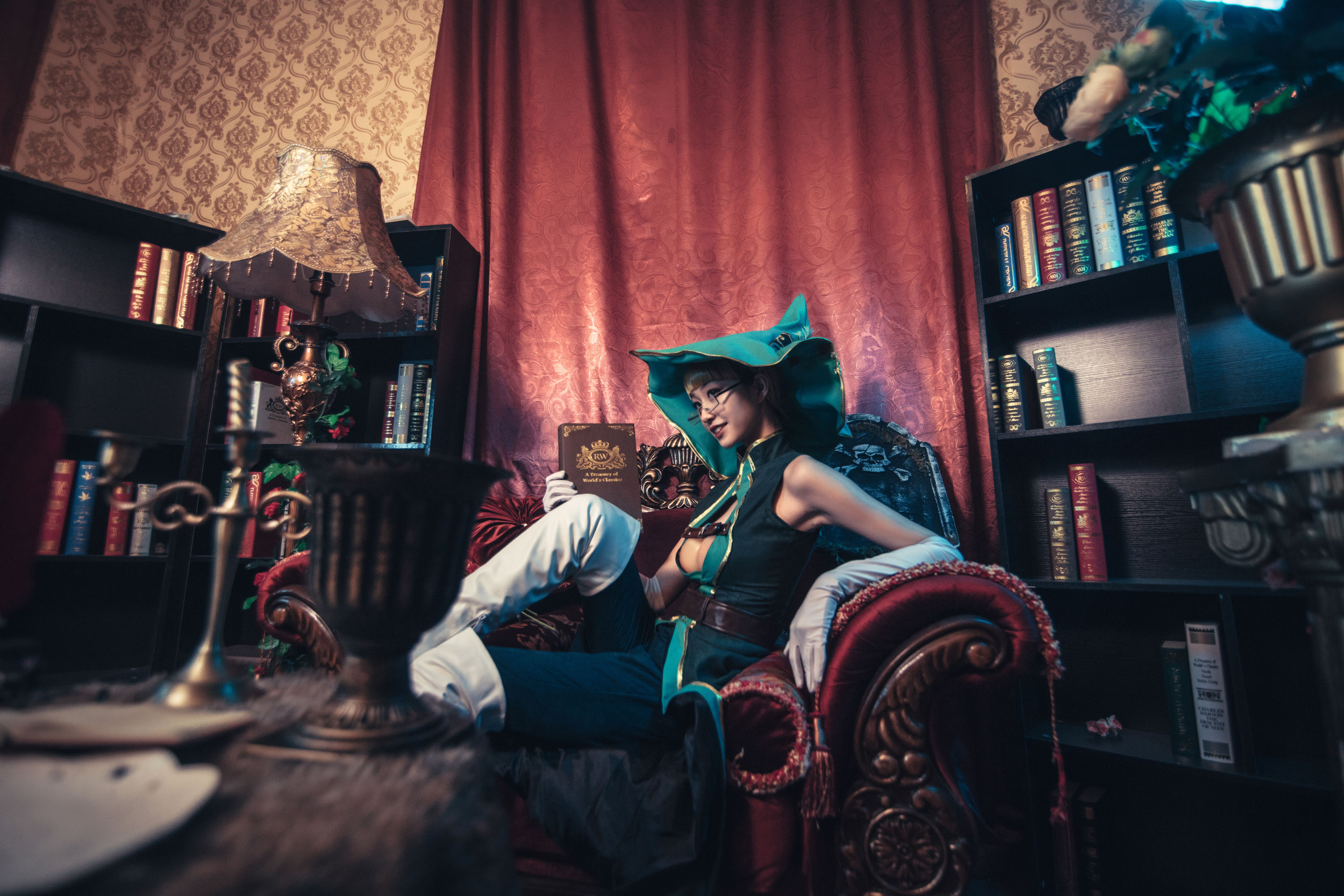 COS萌妹沧霁桔梗 – 赫本 Cosplay-第8张
