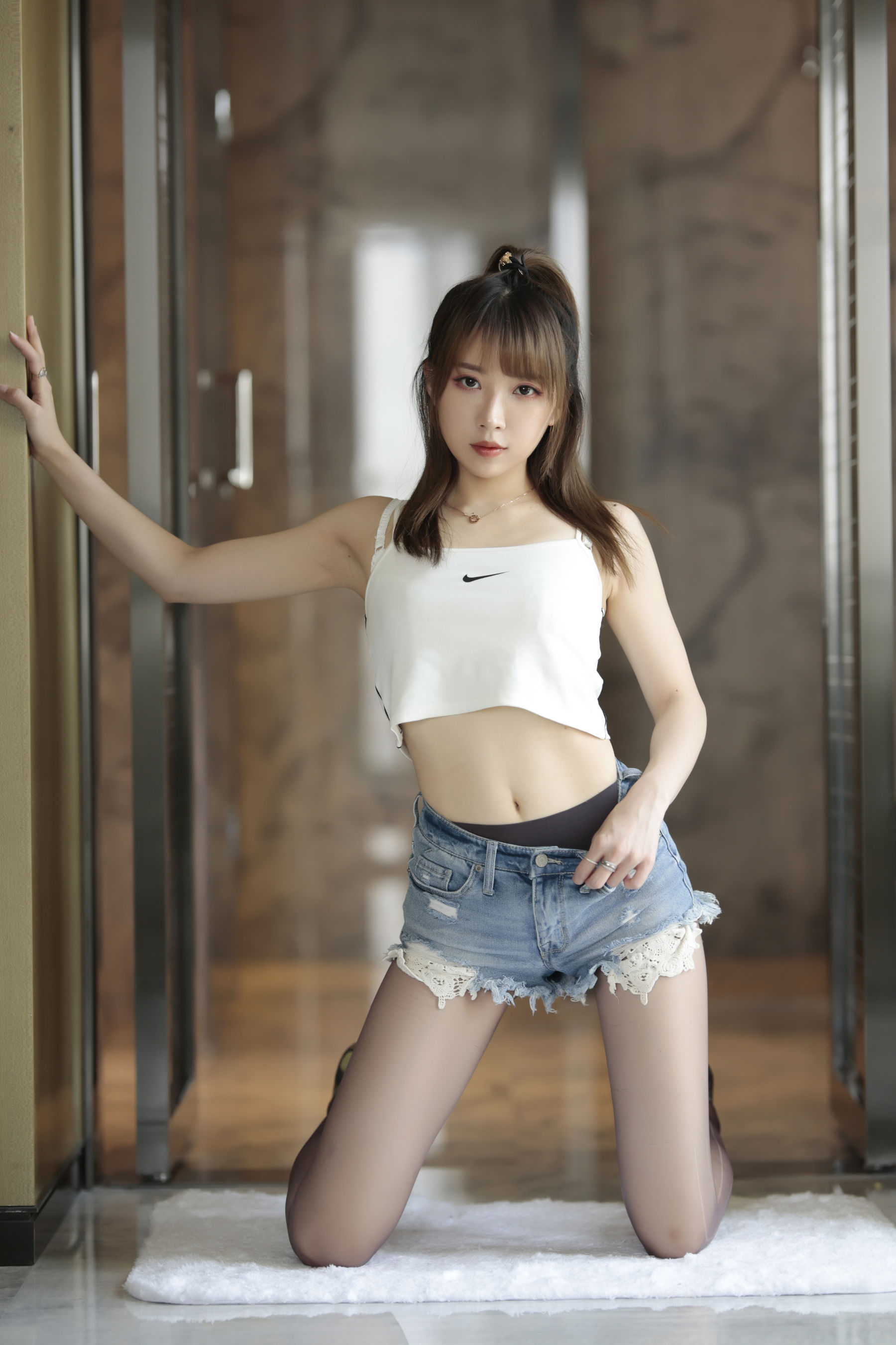 斗鱼主播小女巫露娜 – 牛仔小裤裤 Cosplay-第64张