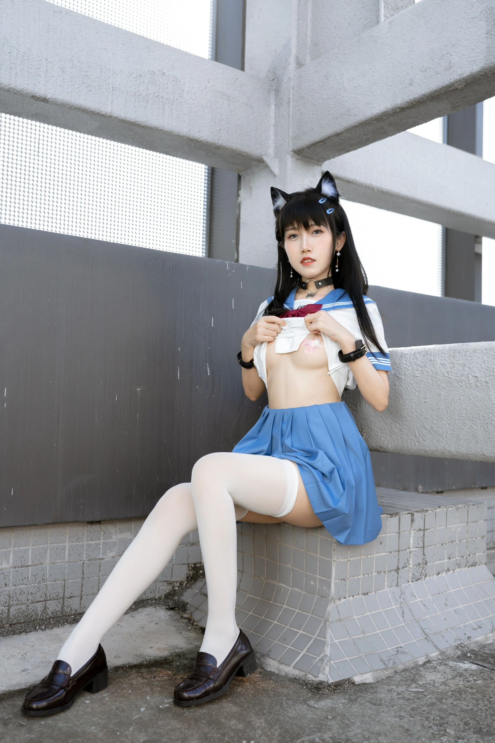 不呆猫 – 天台小m猫 Cosplay-第1张