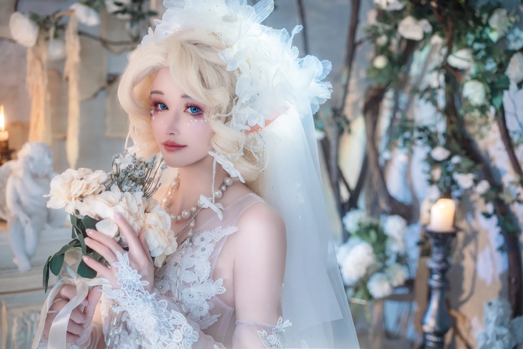 鹿八岁baby – 妖精の花嫁 Cosplay-第1张