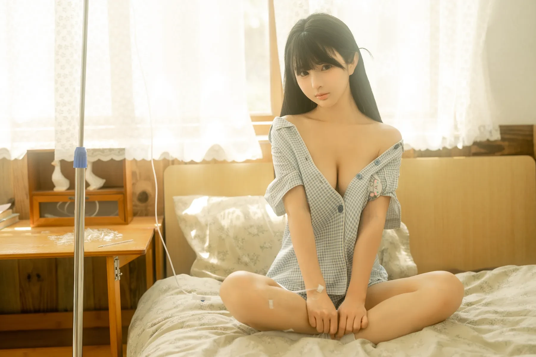 桜井宁宁 – 生病女友 Cosplay-第3张