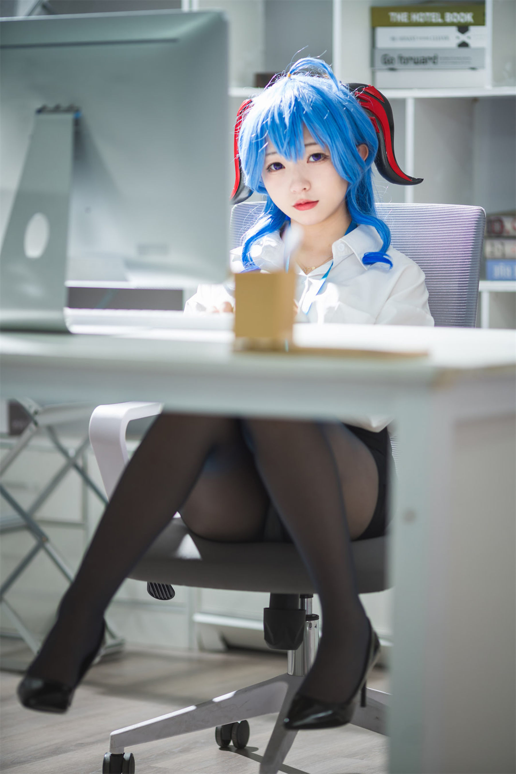 花铃 – 甘雨秘书OL Cosplay-第28张