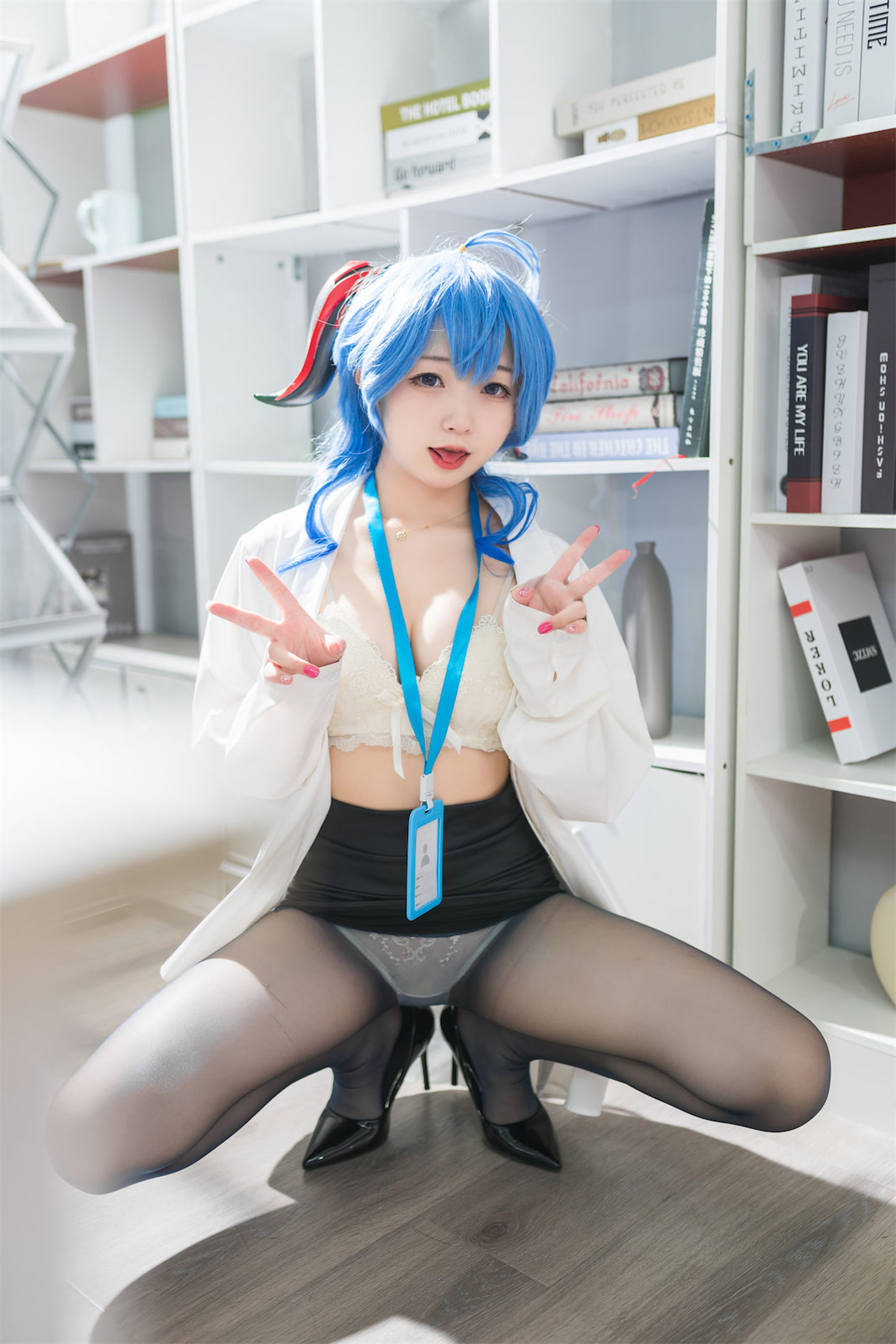 花铃 – 甘雨秘书OL Cosplay-第68张