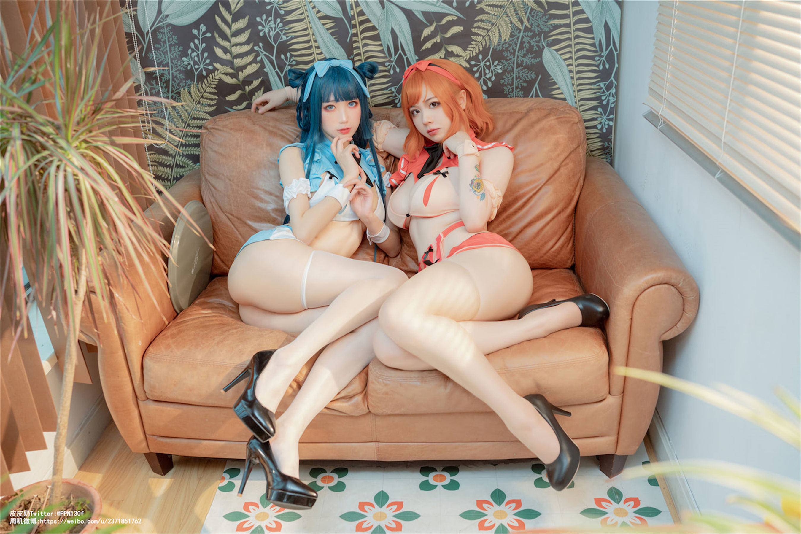 皮皮奶可可爱了啦周叽是可爱兔兔 – 服务员 Cosplay-第12张