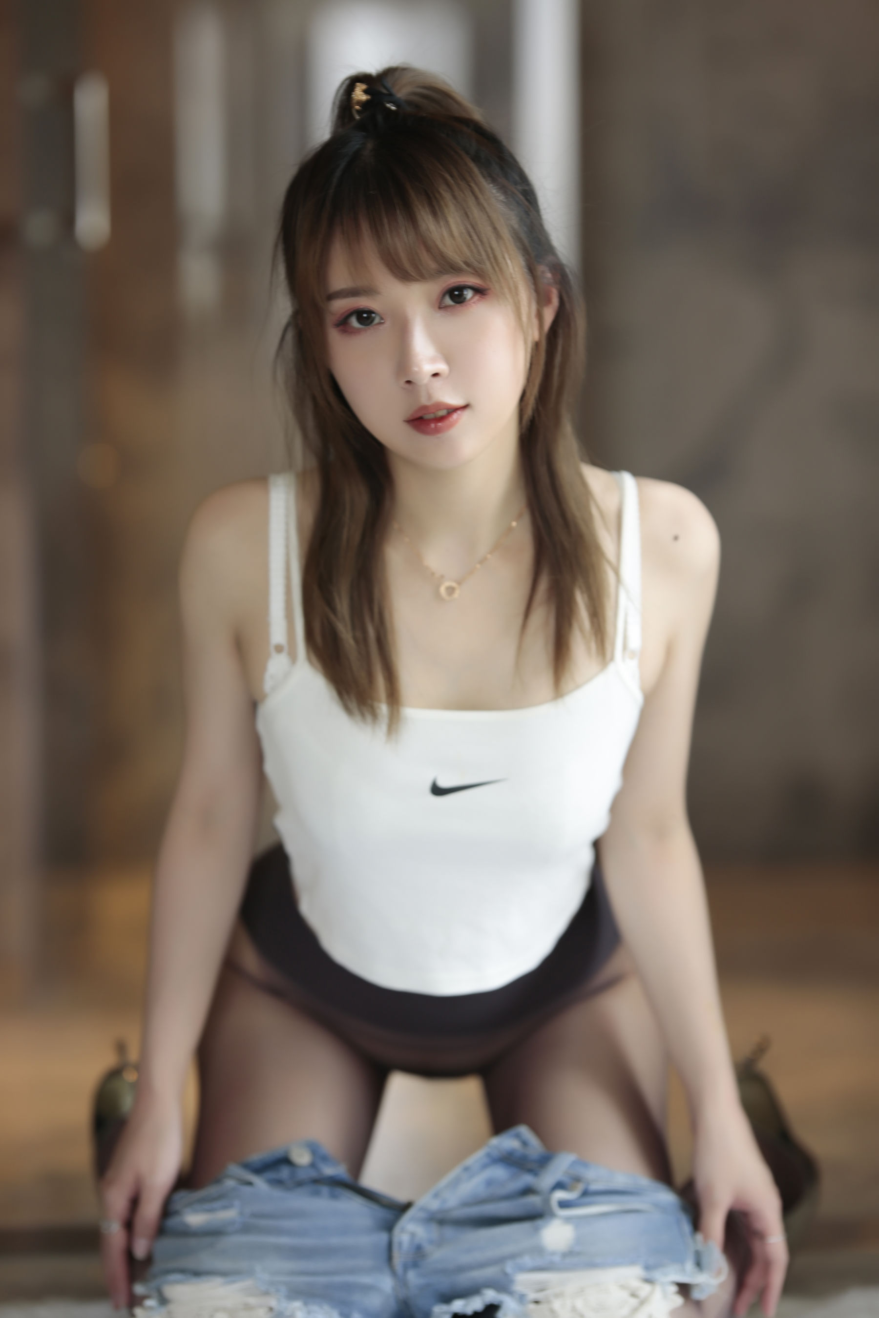 斗鱼主播小女巫露娜 – 牛仔小裤裤 Cosplay-第70张