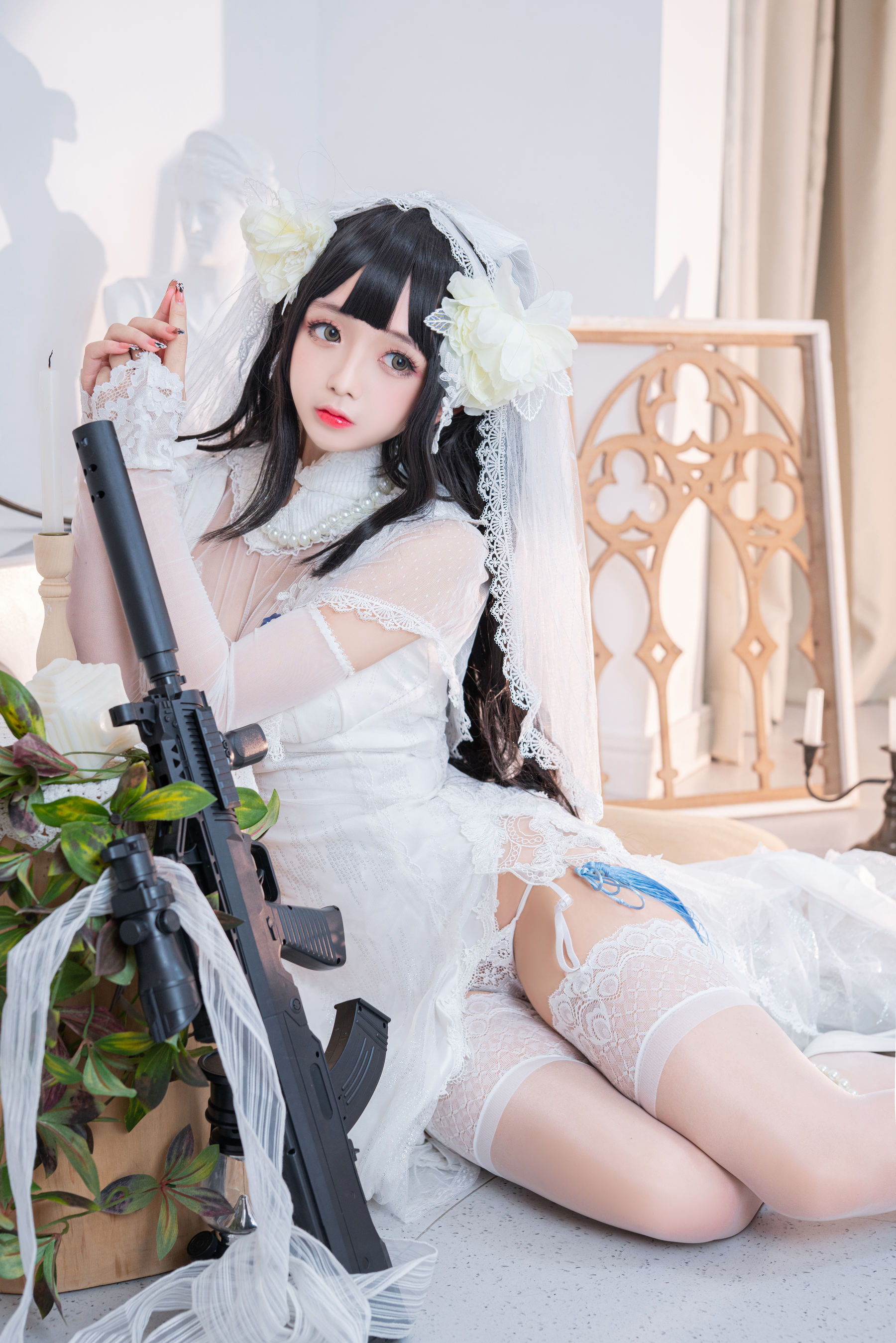 Cosplay日奈娇 – 95式婚纱 Cosplay-第8张