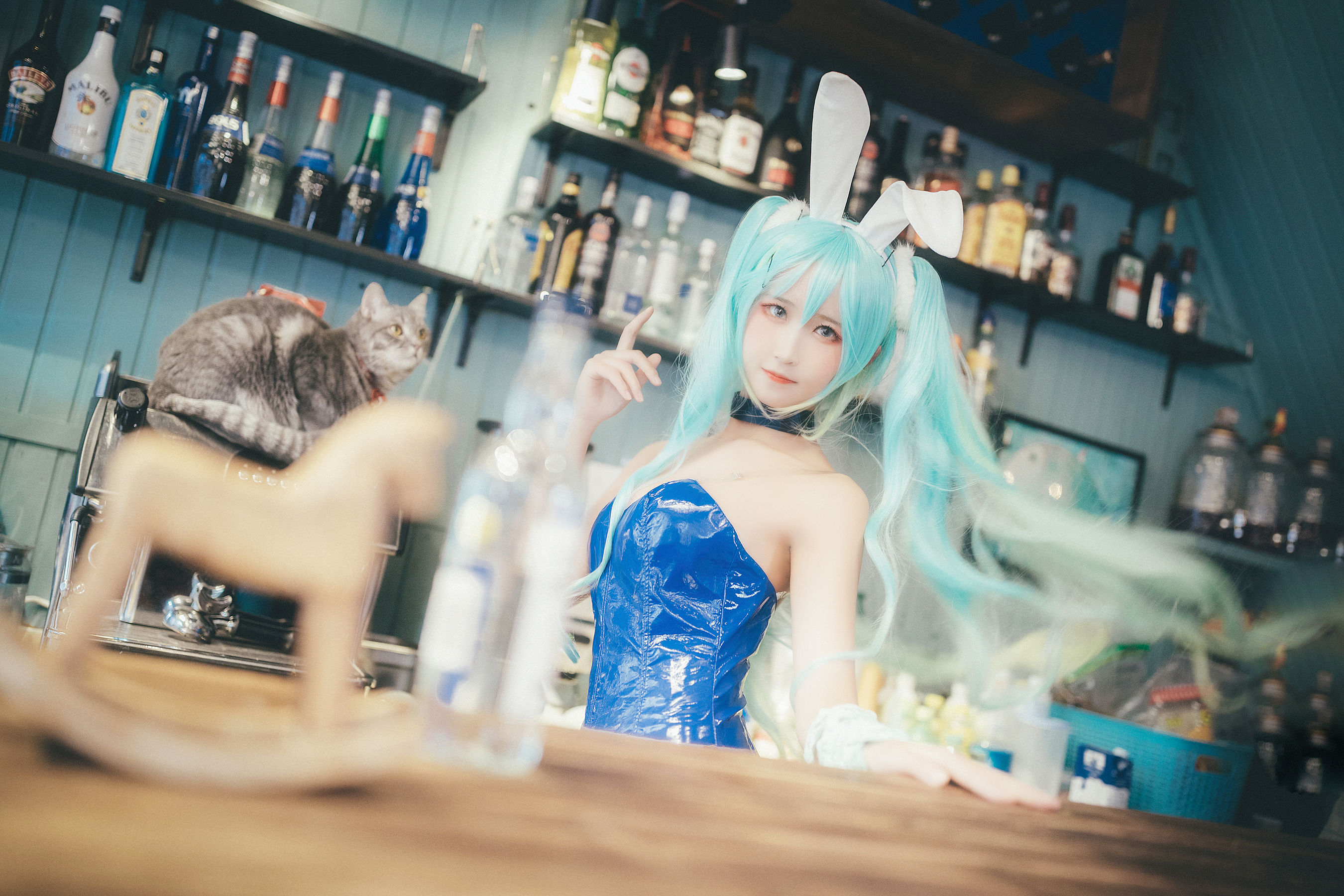 微博妹子三度_69 – 琴女兔女郎 Cosplay-第2张