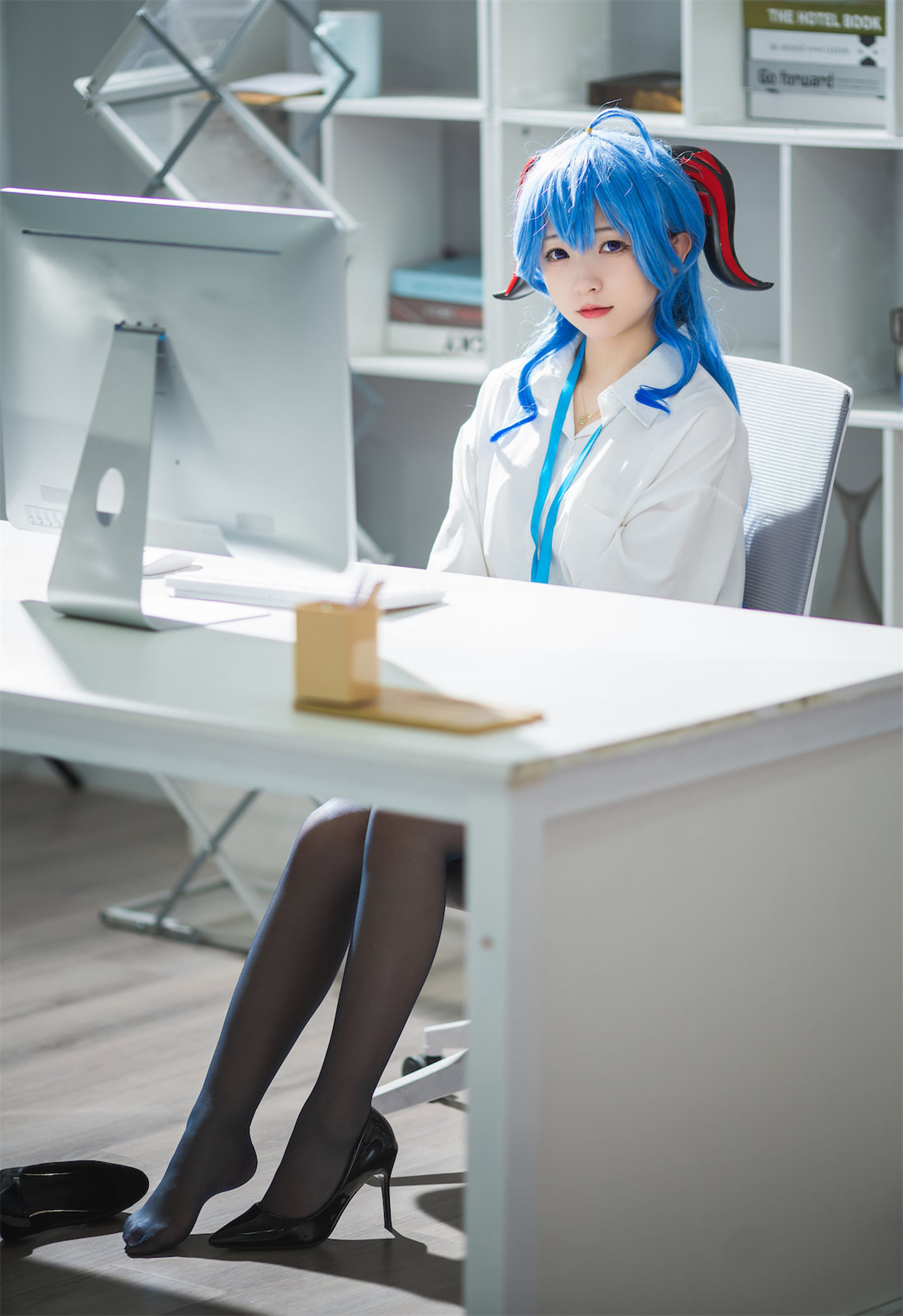花铃 – 甘雨秘书OL Cosplay-第81张