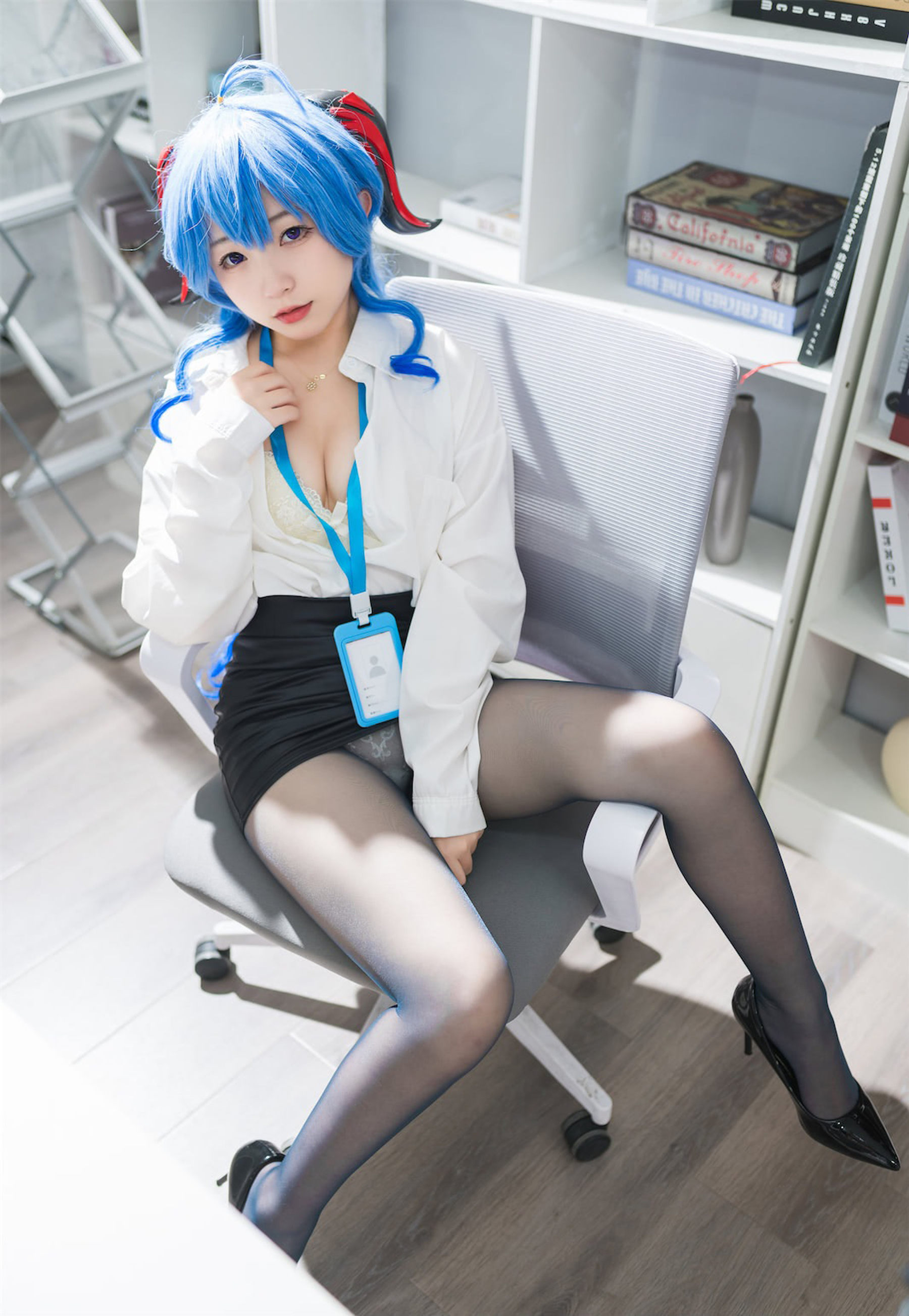 花铃 – 甘雨秘书OL Cosplay-第87张