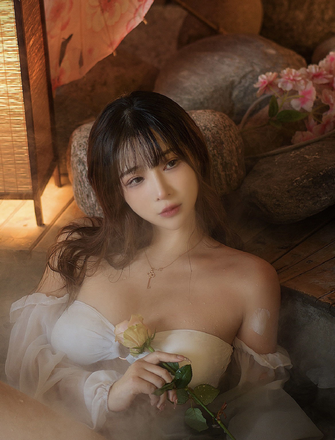 叉子宝宝 – 温泉 Cosplay-第1张