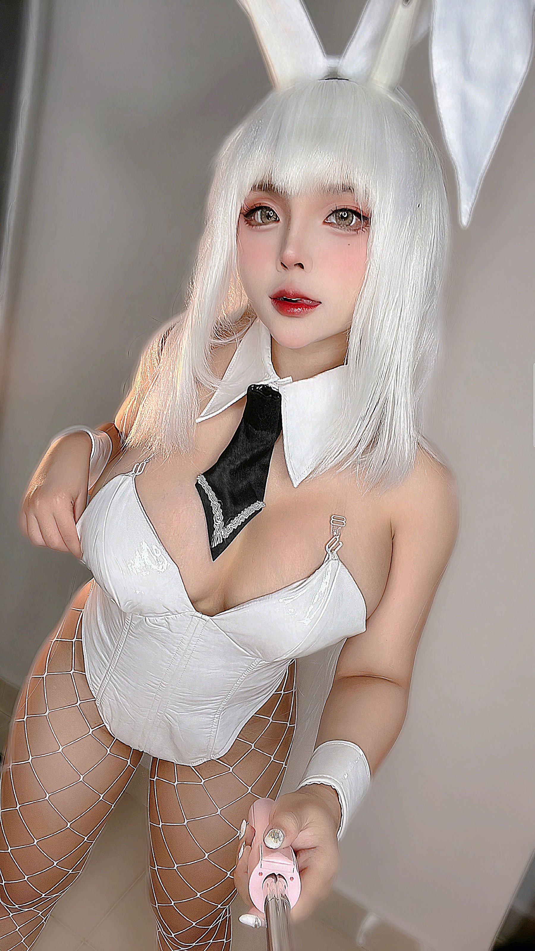 Sayo Momo – NIKKE Naughty Oil Bunny Cosplay-第54张